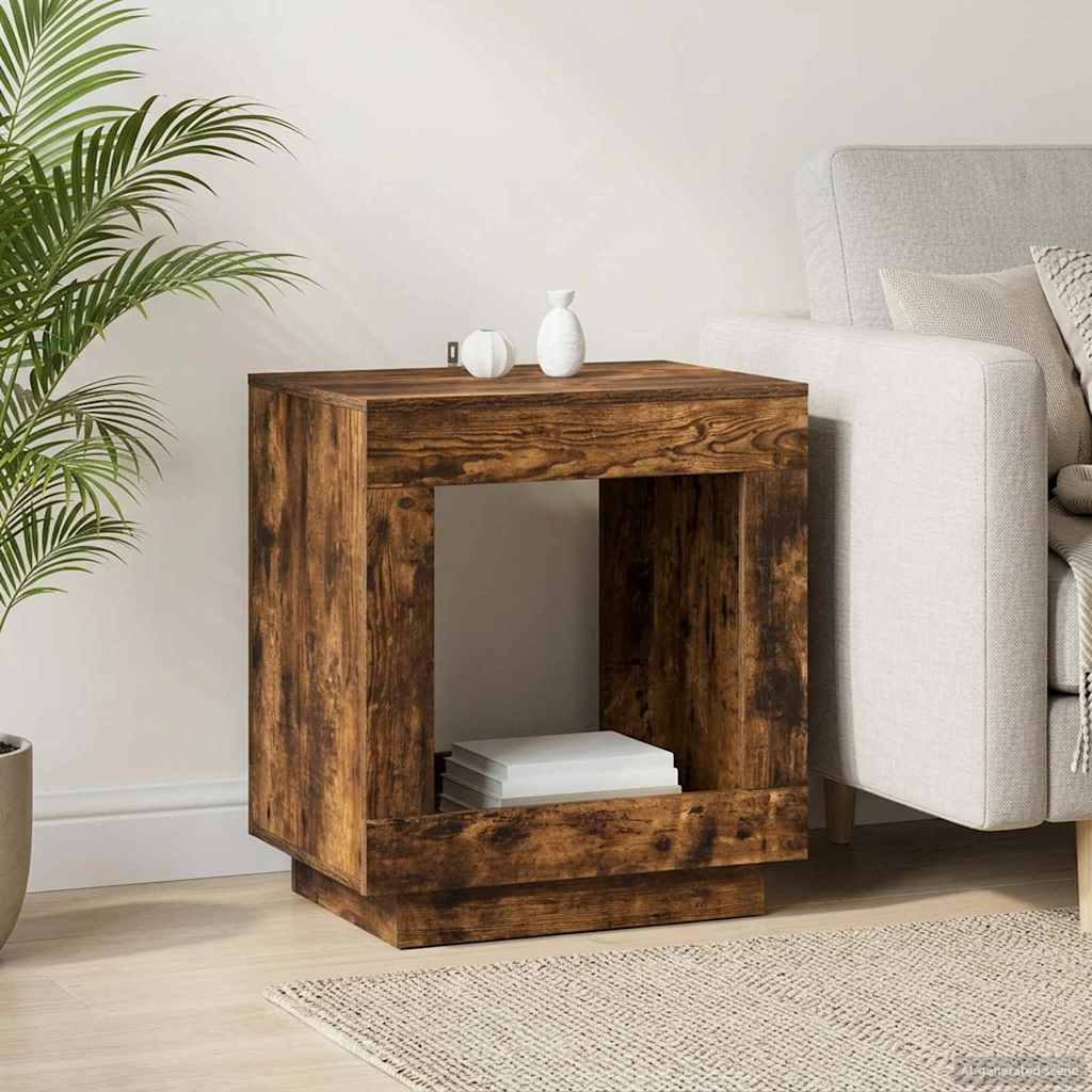 Bocni stol Dimljeni hrast 60 x 40 x 65 cm Konstruirano drvo