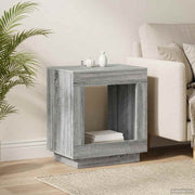 Bocni stol Siva sonoma 60 x 40 x 65 cm Konstruirano drvo