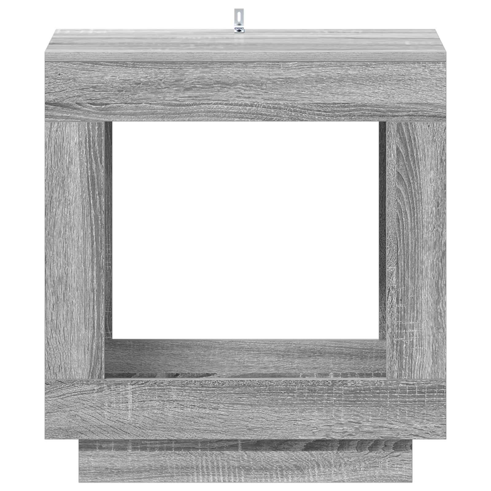 Bocni stol Siva sonoma 60 x 40 x 65 cm Konstruirano drvo