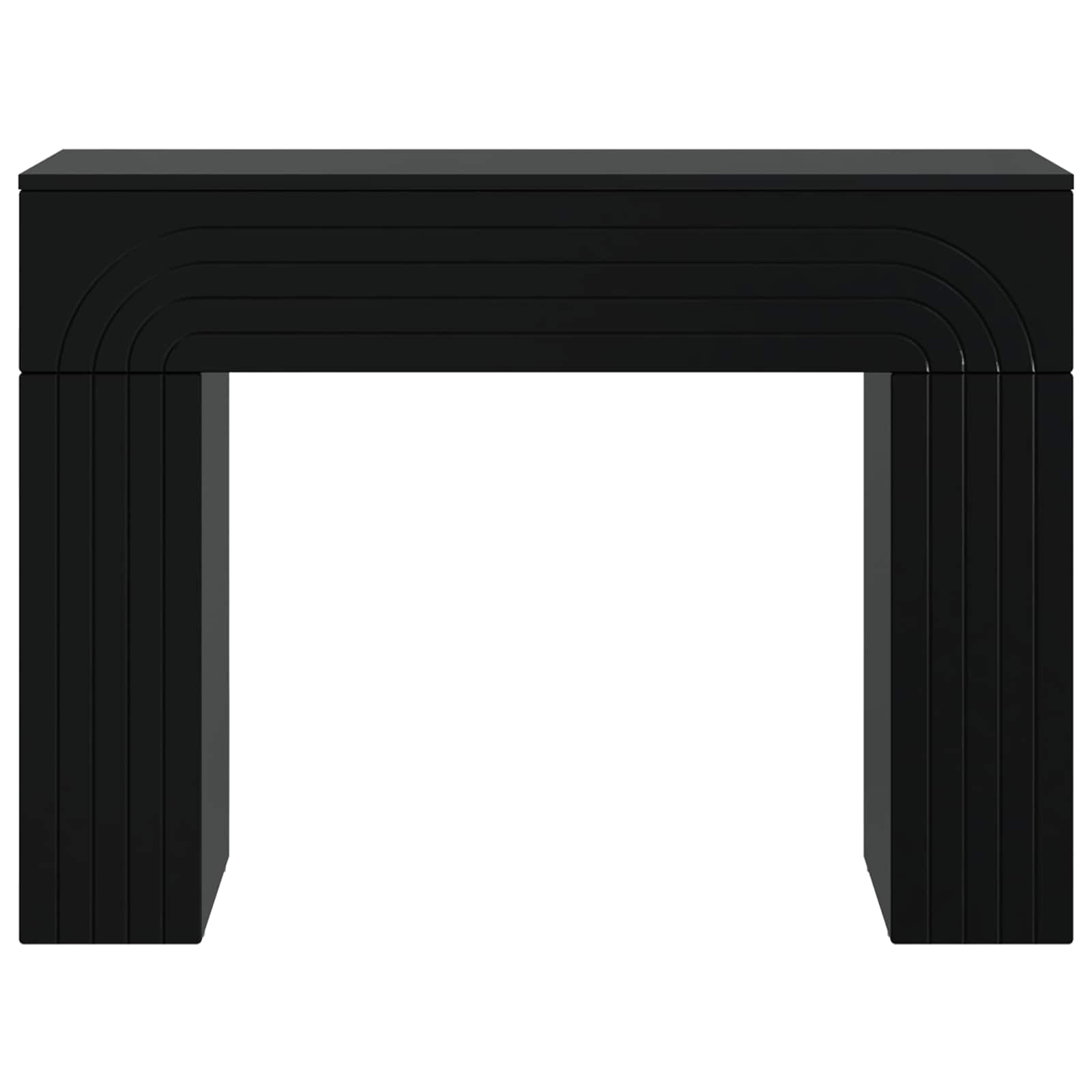 Kava Stol Crna 102 x 35 x 75 cm Konstruirano drvo