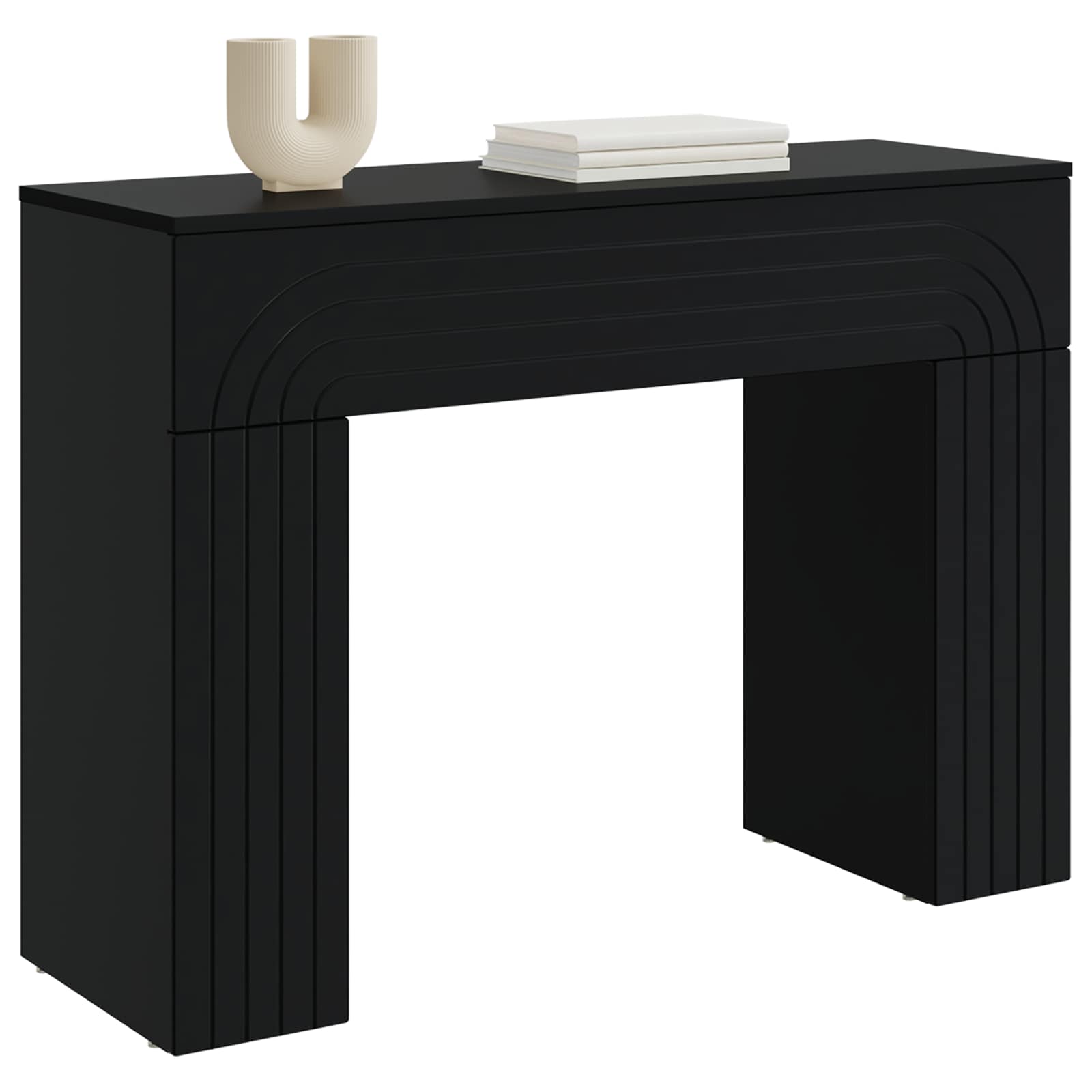 Kava Stol Crna 102 x 35 x 75 cm Konstruirano drvo