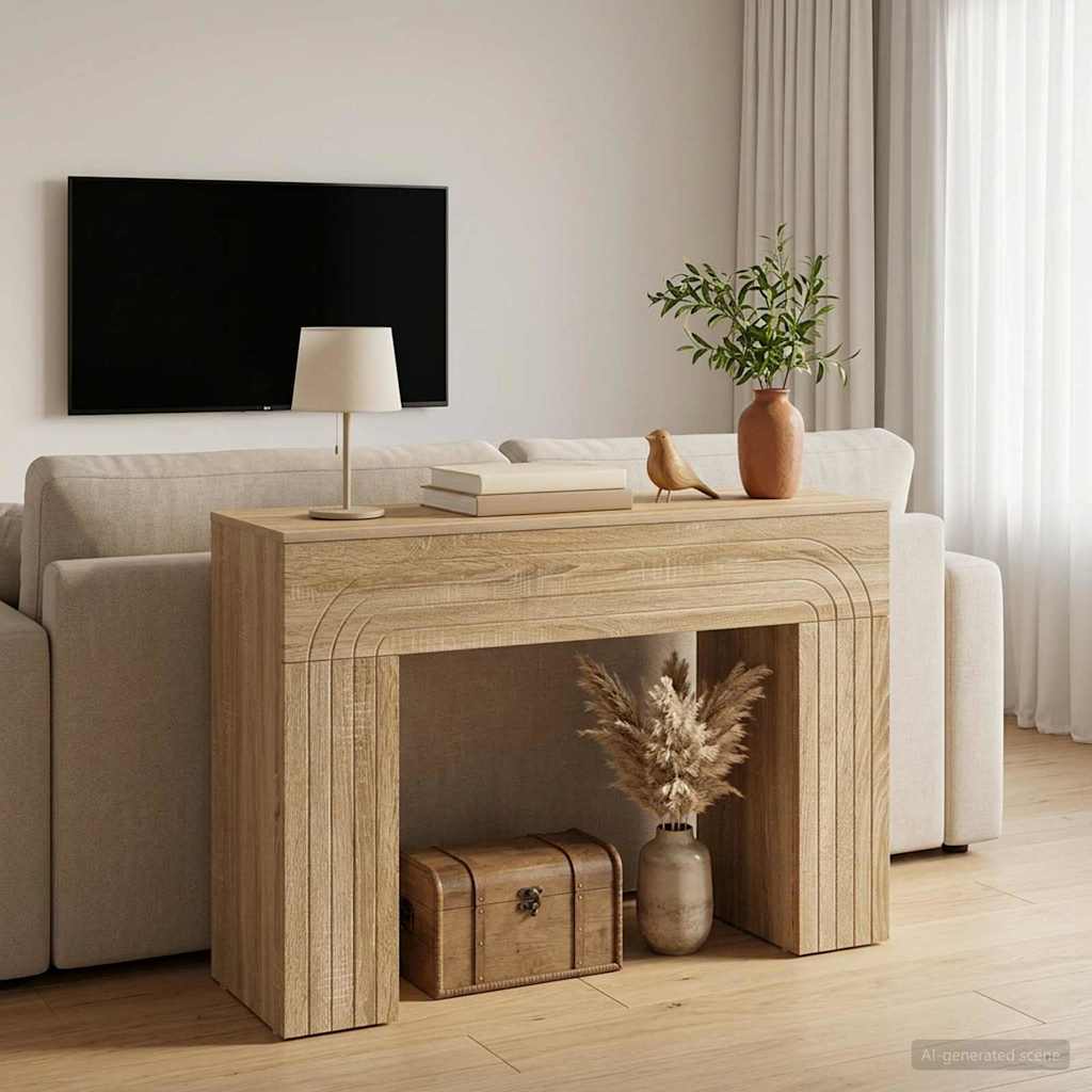 Kava Stol Hrast sonoma 102 x 35 x 75 cm Konstruirano drvo