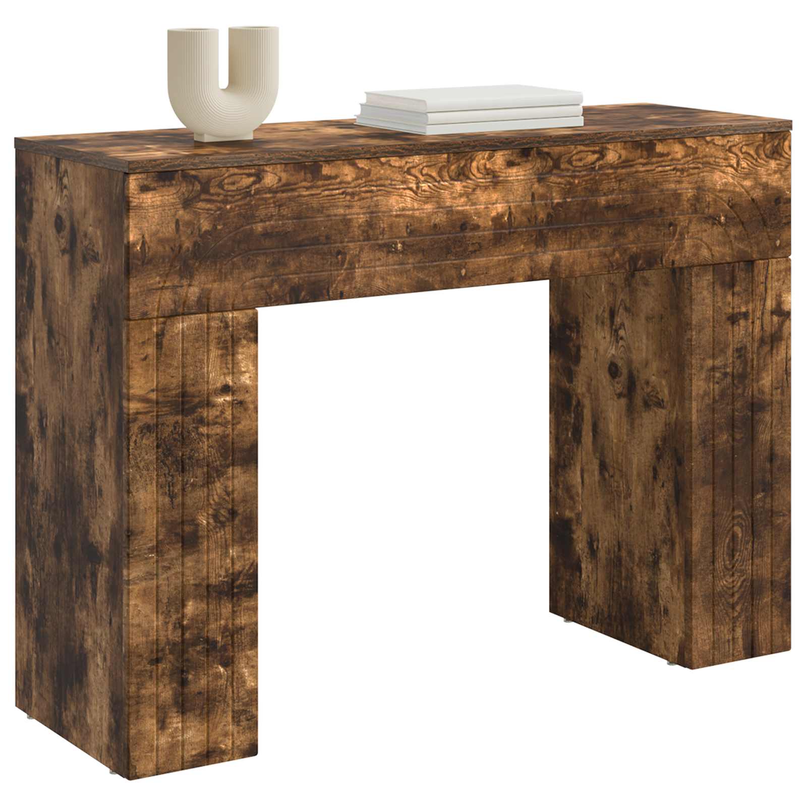 Kava Stol Dimljeni hrast 102 x 35 x 75 cm Konstruirano drvo
