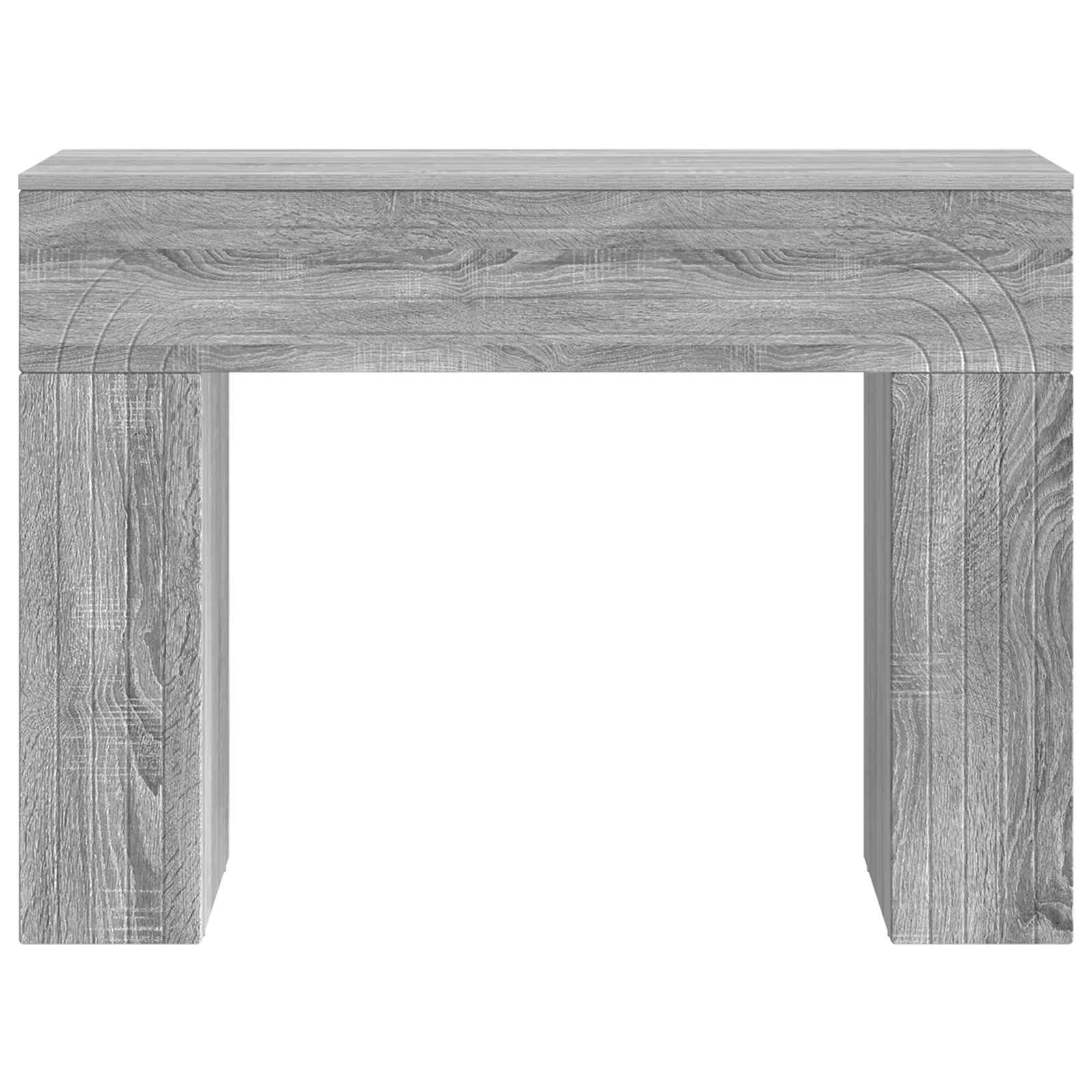 Kava Stol Siva sonoma 102 x 35 x 75 cm Konstruirano drvo