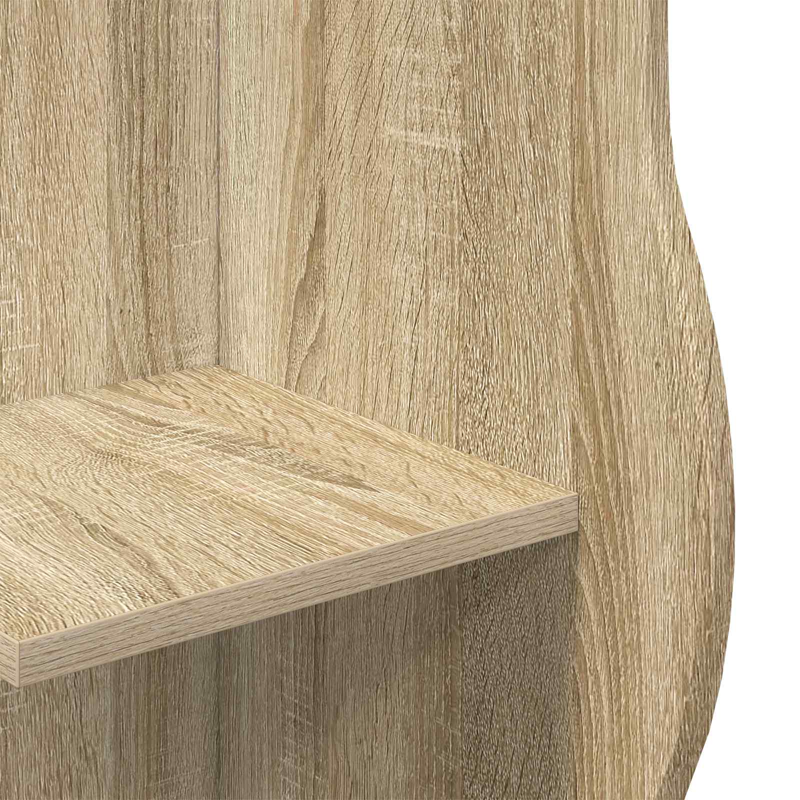 Kutna polica Hrast sonoma 34 x 33 x 102 cm Konstruirano drvo