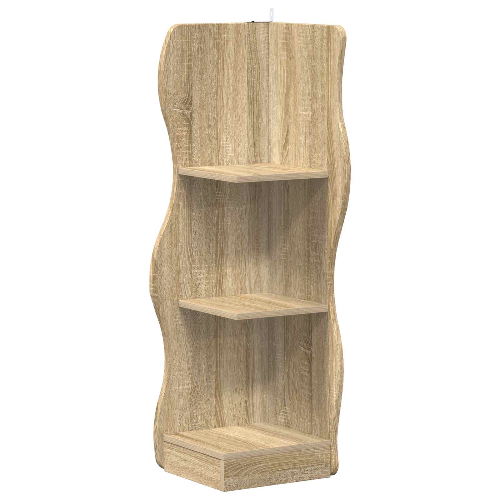Kutna polica Hrast sonoma 34 x 33 x 102 cm Konstruirano drvo