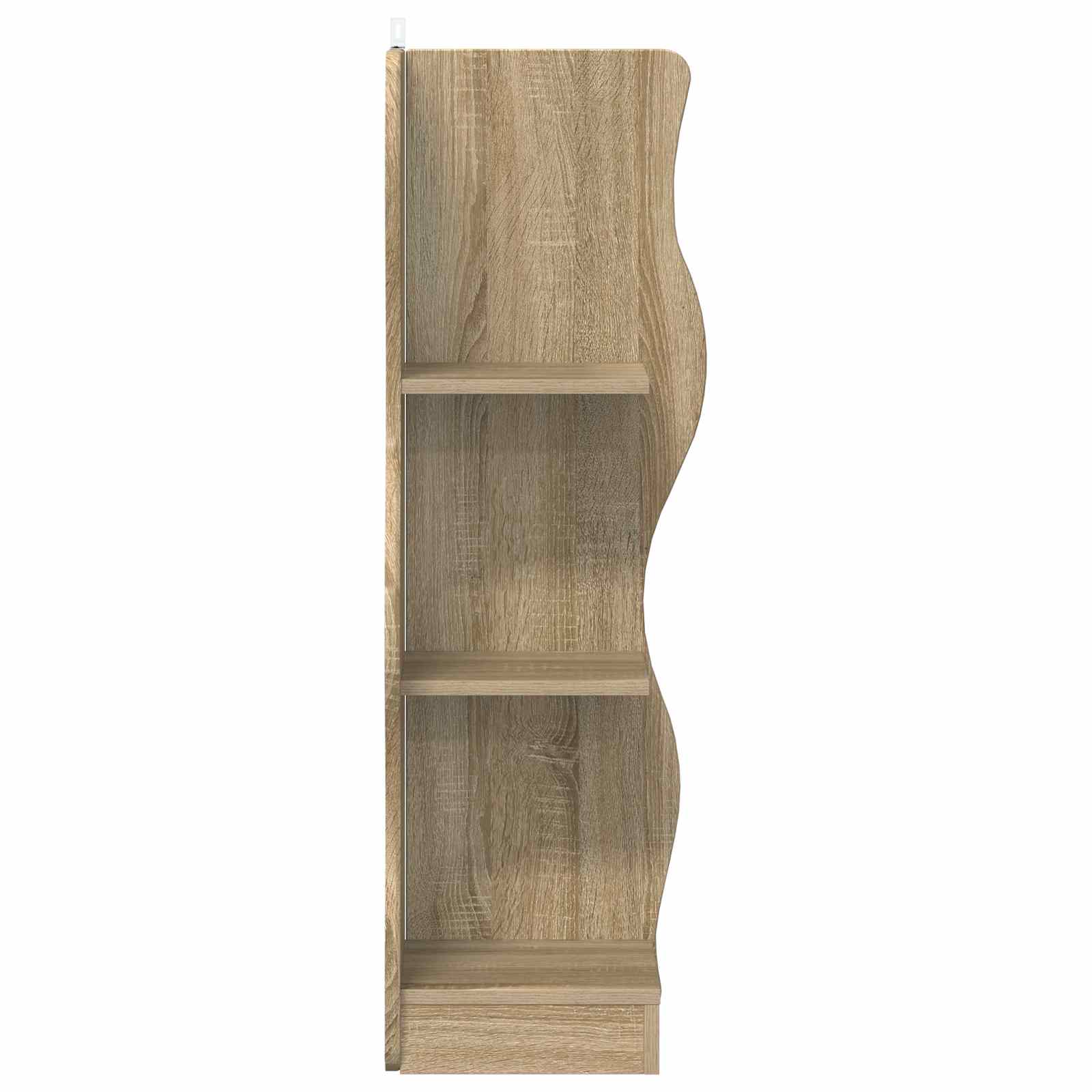 Kutna polica Hrast sonoma 34 x 33 x 102 cm Konstruirano drvo