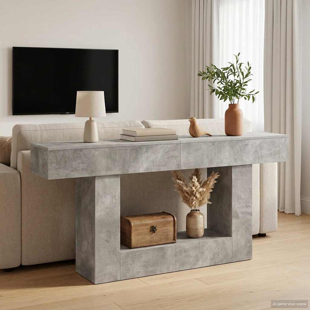 Betonsko Siva 160 x 30 x 74 cm