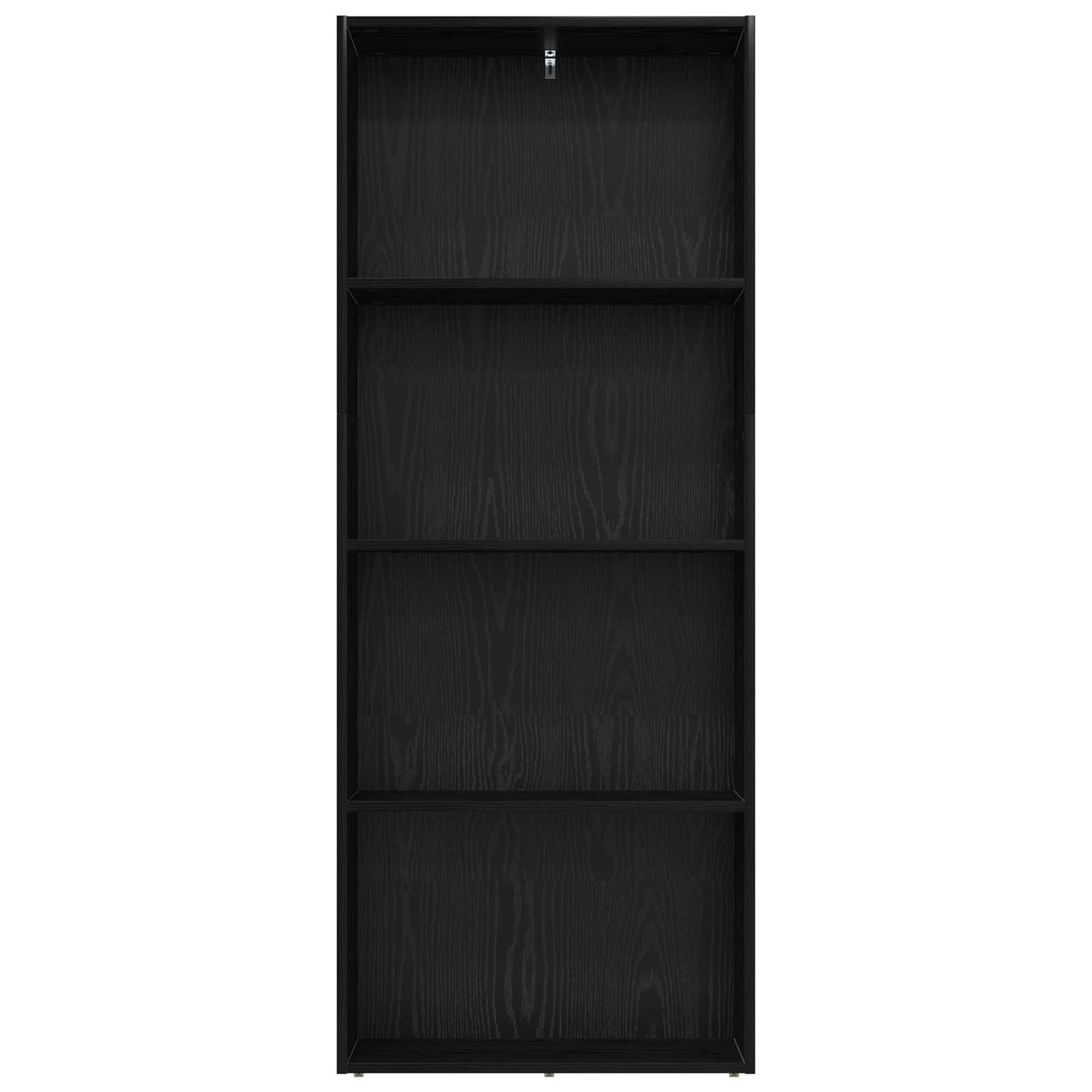 Samostojeća polica za knjige Crni hrast 60 x 30 x 151,5 cm