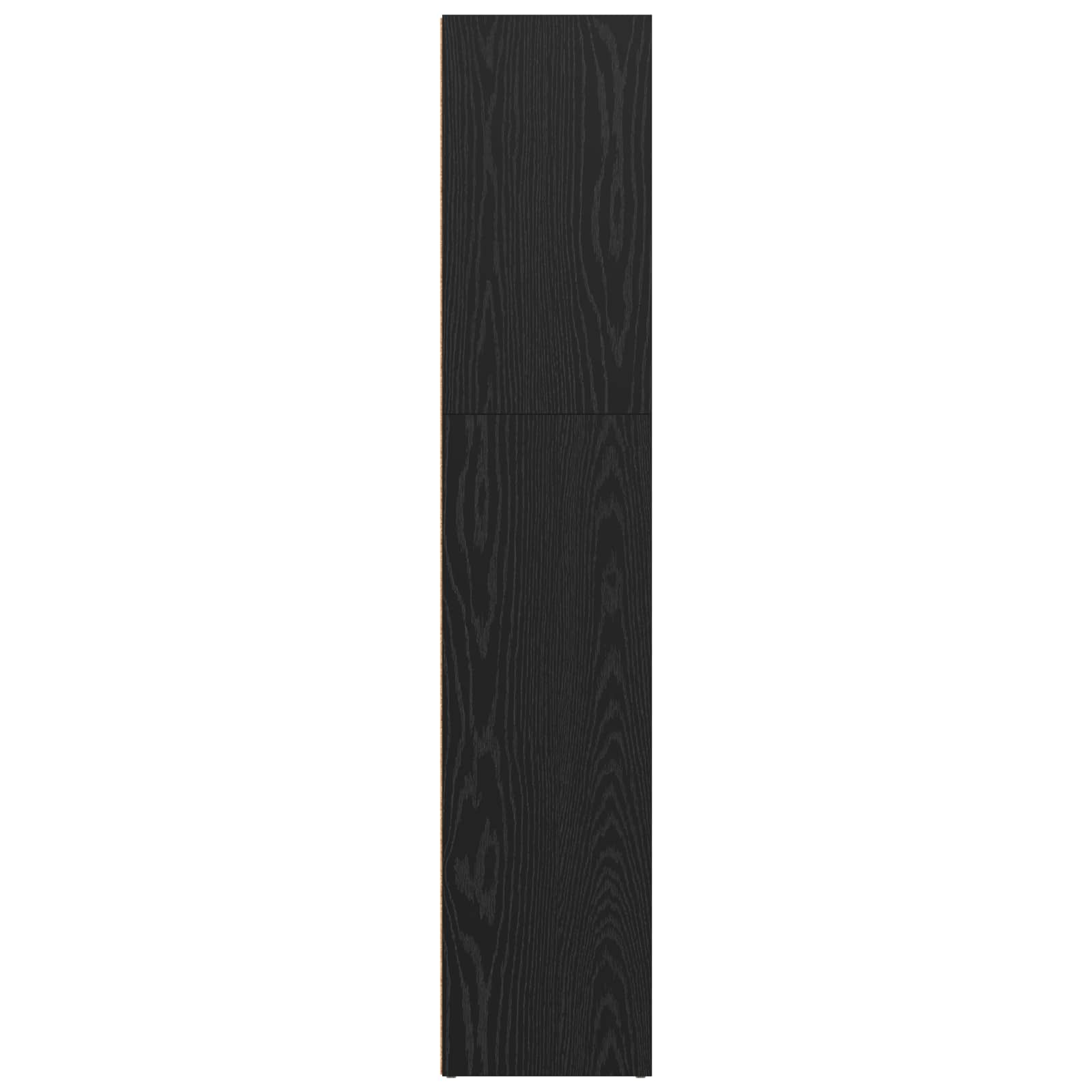 Samostojeća polica za knjige Crni hrast 60 x 30 x 151,5 cm