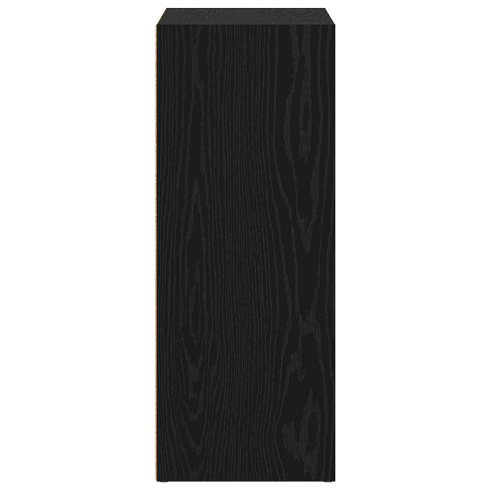 Polica Crni hrast 80 x 30 x 76,5 cm Konstruirano drvo