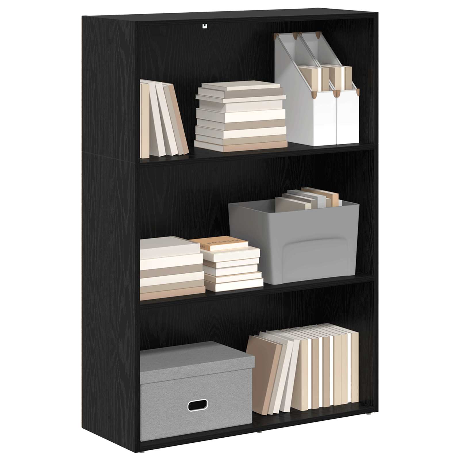 Polica Crni hrast 80 x 30 x 114 cm Konstruirano drvo