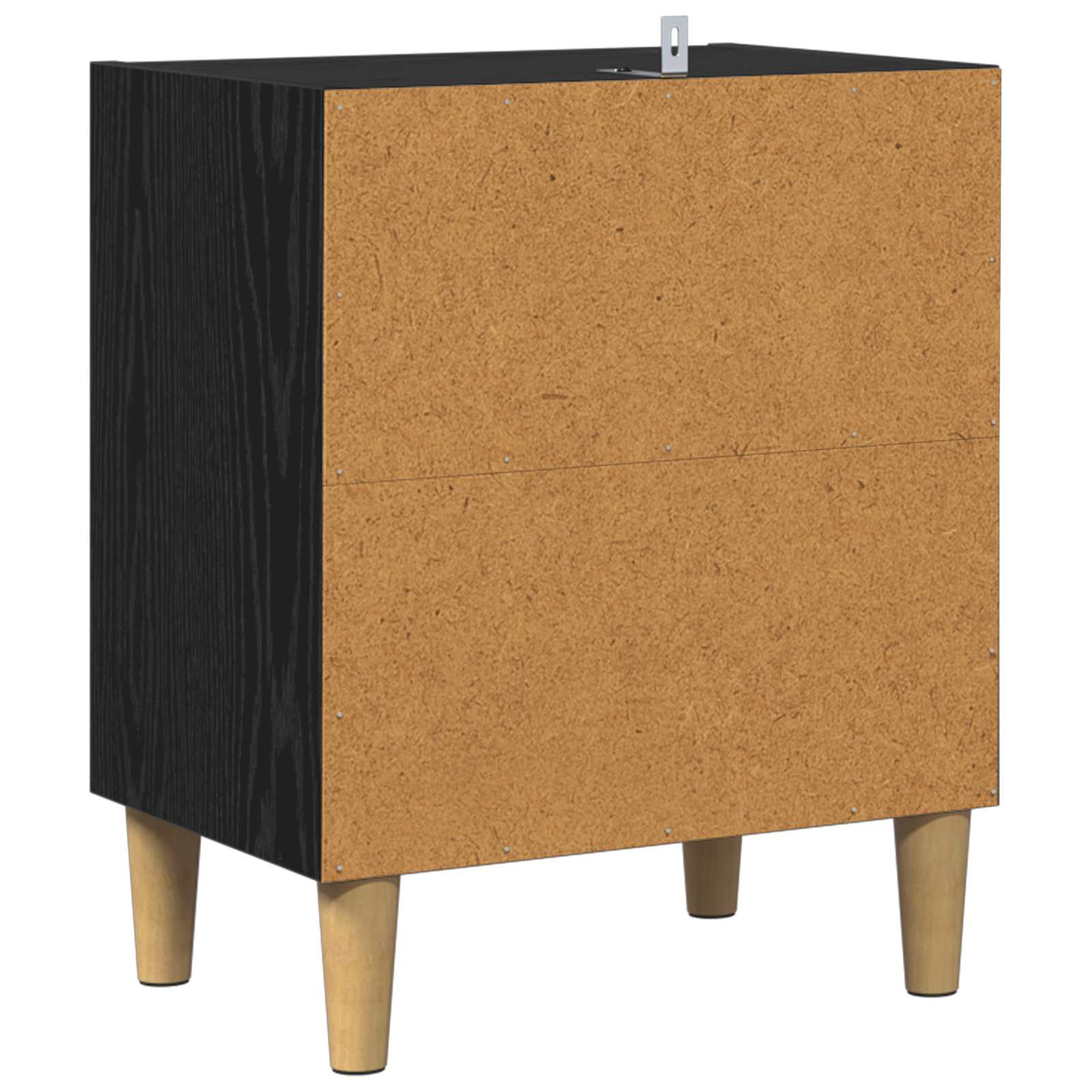 Ormarić za krevet 2 pcs Crni hrast 40 x 30 x 50 cm