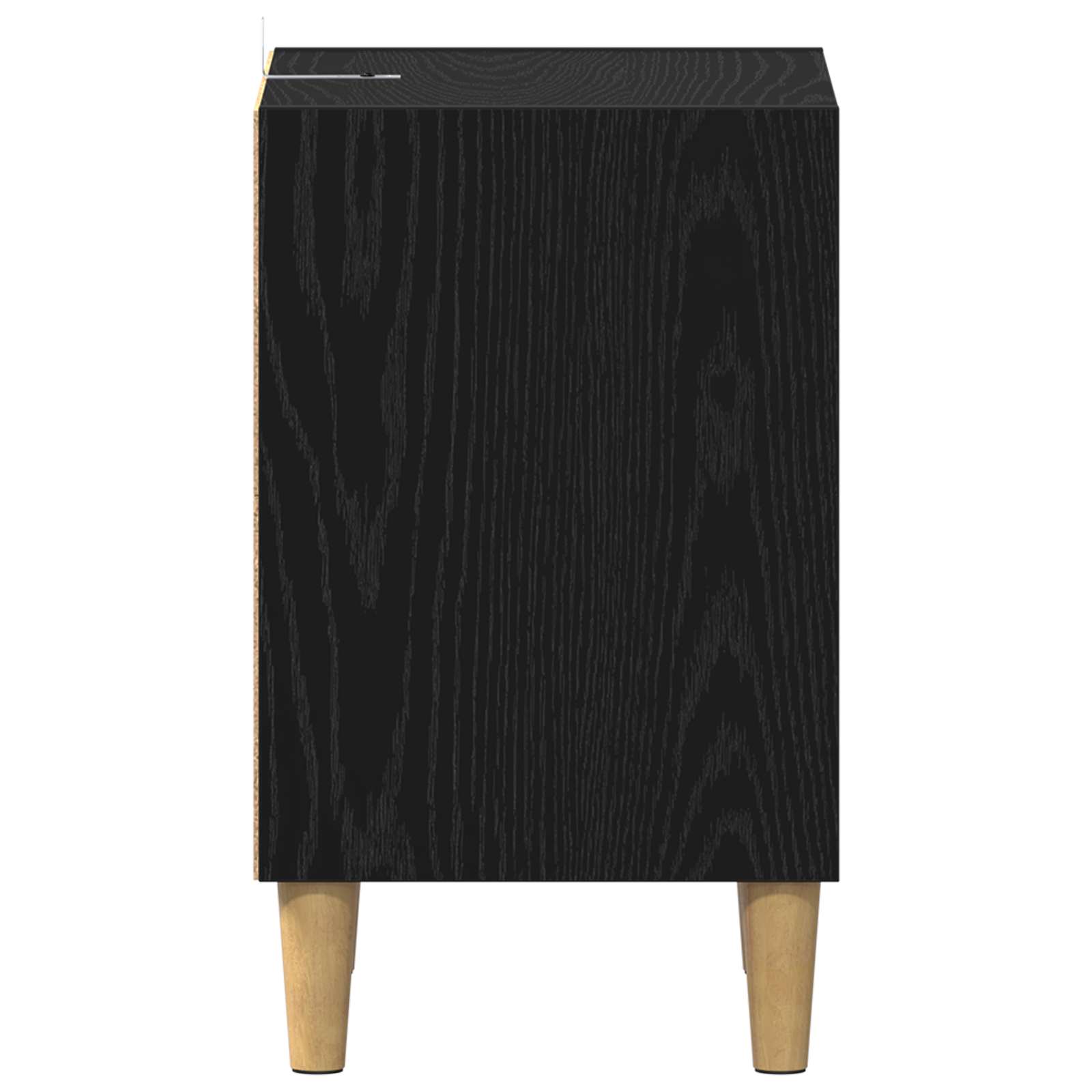 Ormarić za krevet 2 pcs Crni hrast 40 x 30 x 50 cm