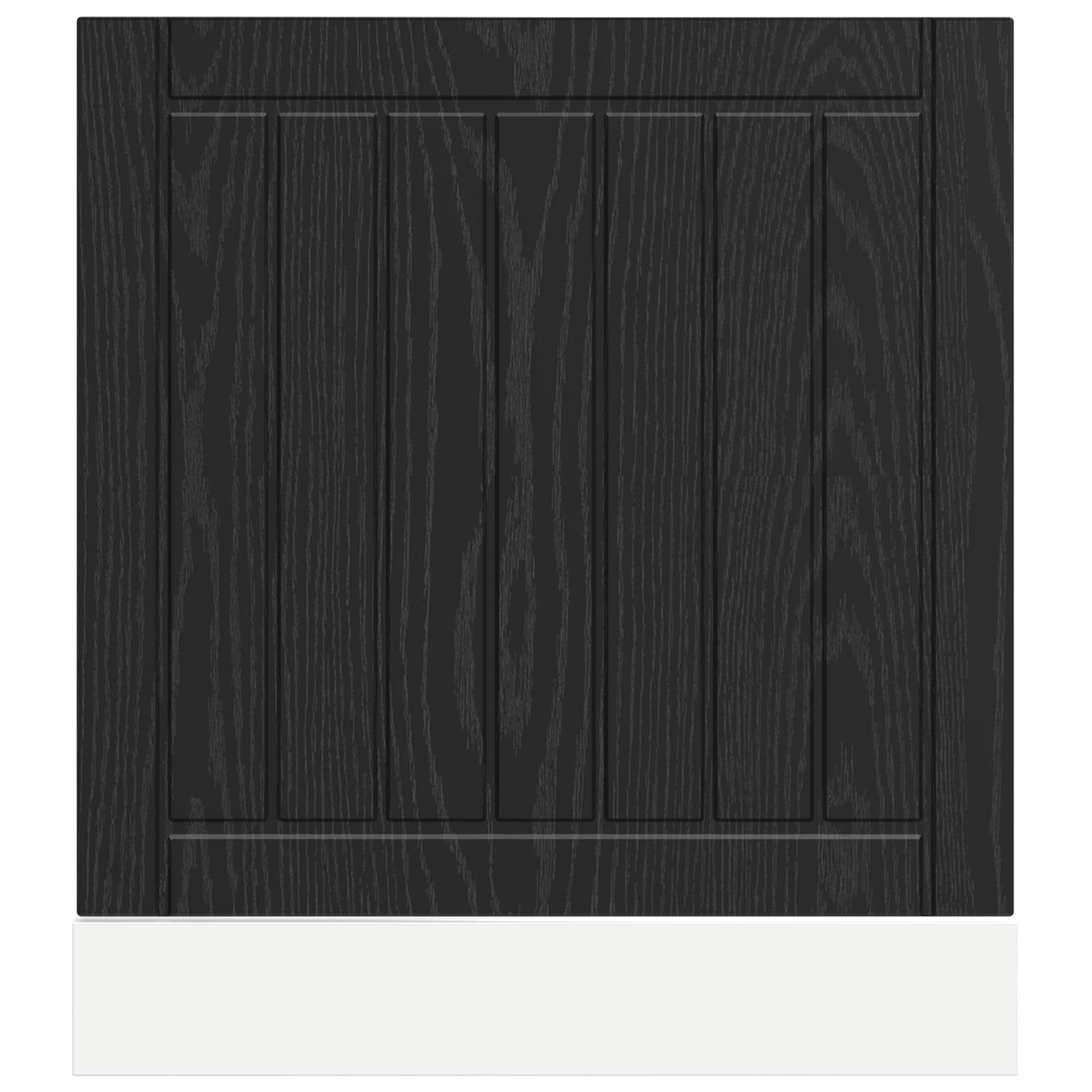 Ploča za perilicu posuđa Lucca Crni hrast 60 x 1,5 x 57 cm