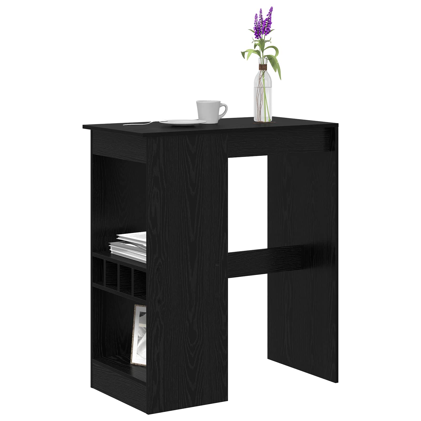 Stol za bar Crni hrast 90 x 47.5 x 103.5 cm Konstruirano drvo