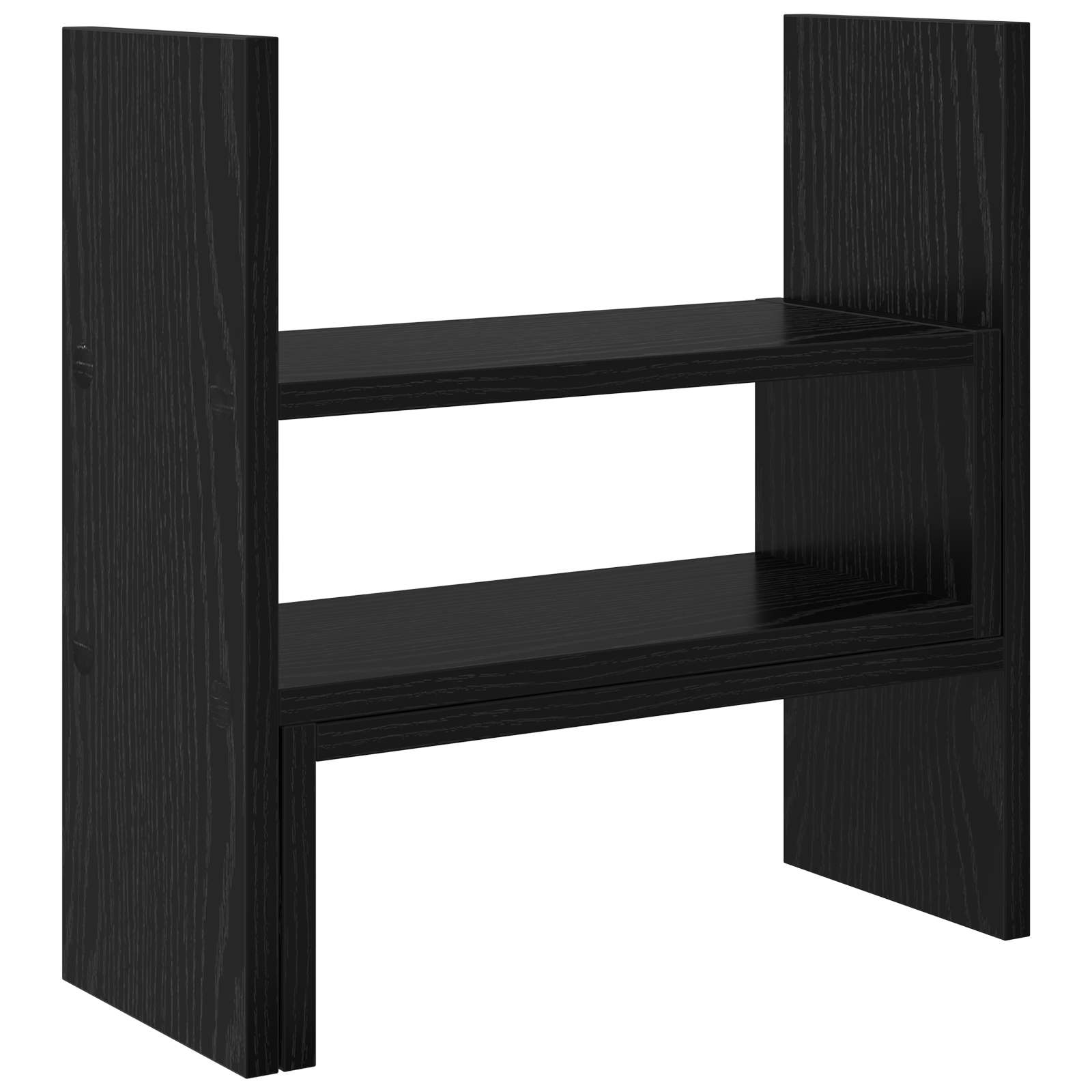 Stalak za monitor na stolu Podesiva Crni hrast 40 x 17 x 41 cm