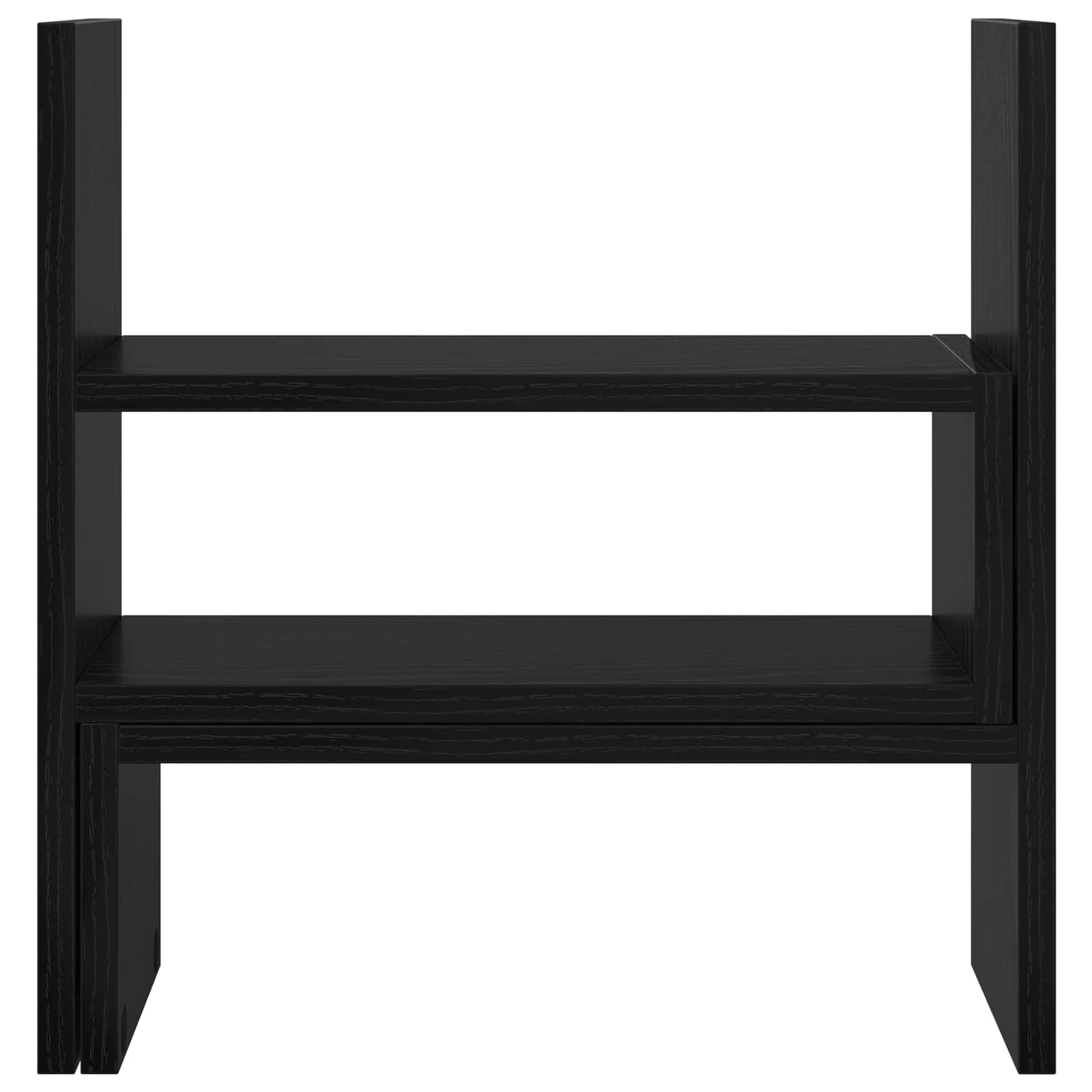 Stalak za monitor na stolu Podesiva Crni hrast 40 x 17 x 41 cm