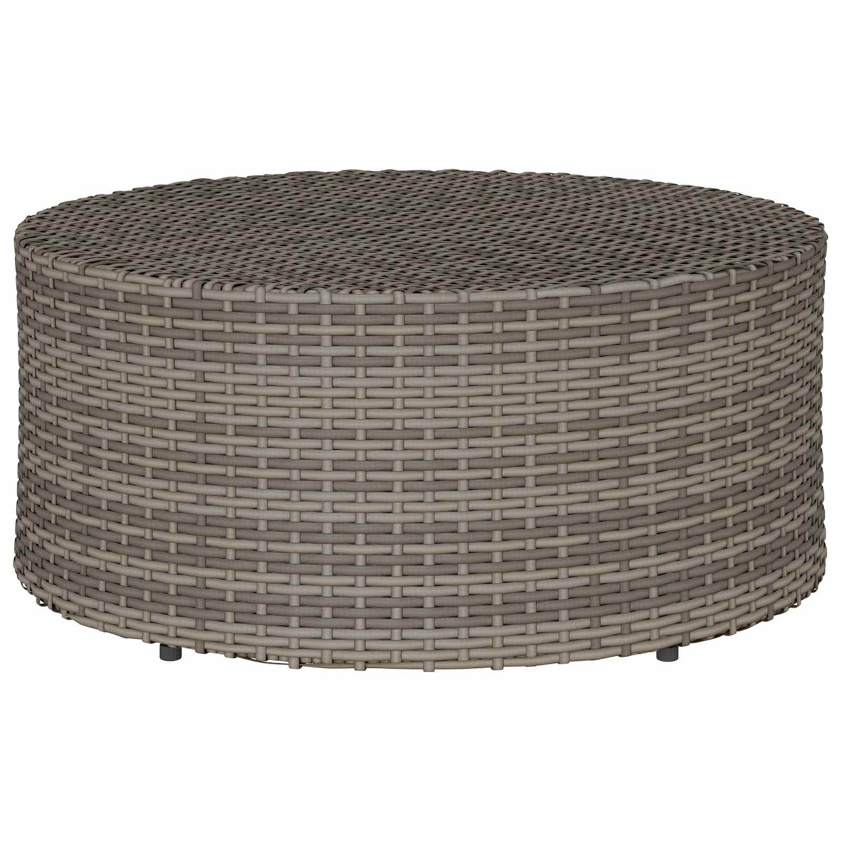Vanjski stol za kavu Sivi Ø 68 x 30 cm poliratan
