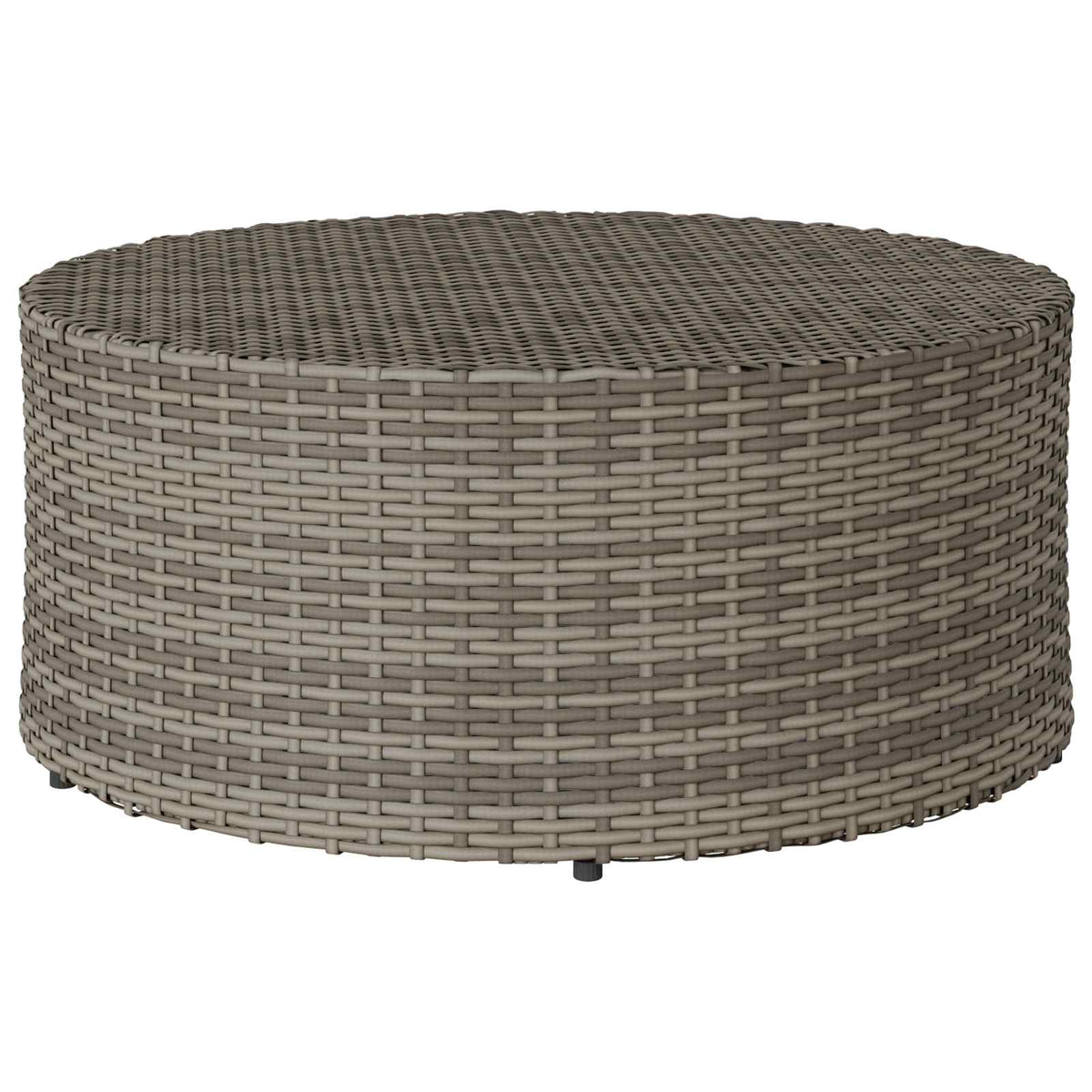 Vanjski stol za kavu Sivi Ø 68 x 30 cm poliratan