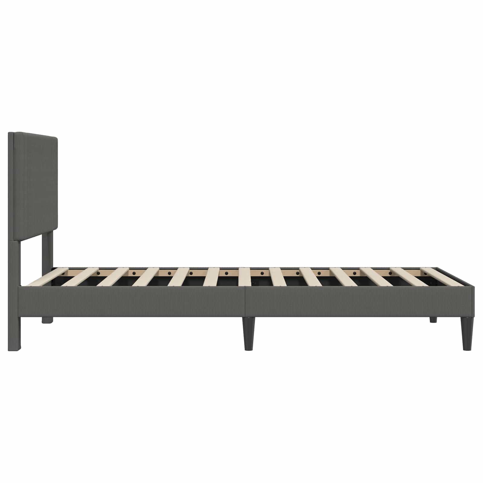 Krevetna konstrukcija Tamnosiva 80 x 200 cm Kordura tekstil