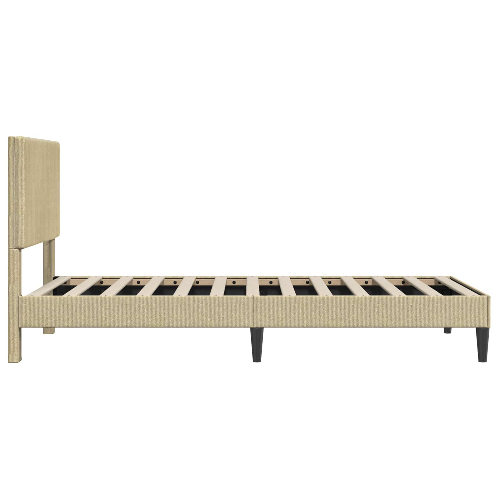 Krevetna konstrukcija Svijetlozeleni sivi 90 x 190 cm