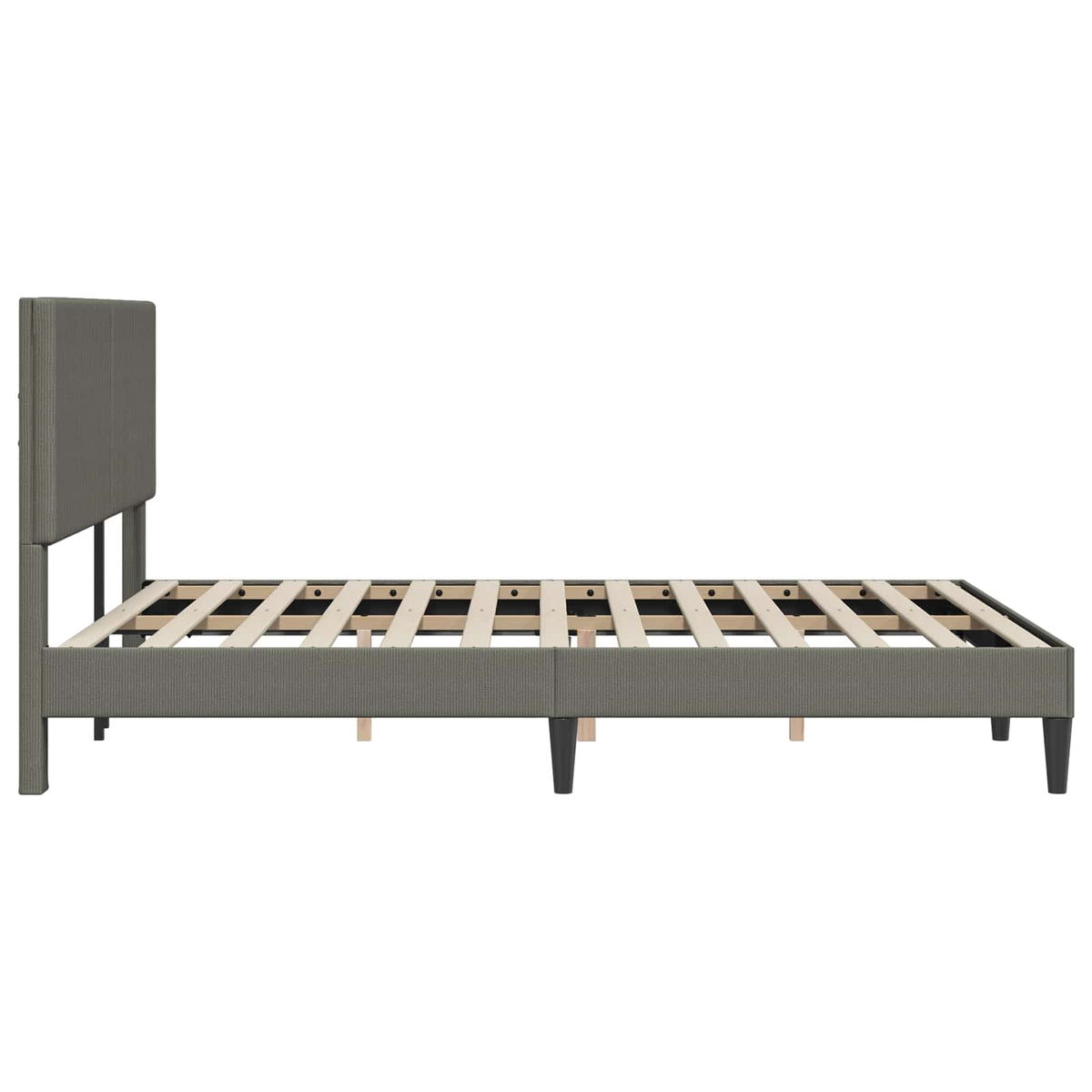 Krevetna konstrukcija Svjetlosiva 120 x 190 cm Kordura tekstil