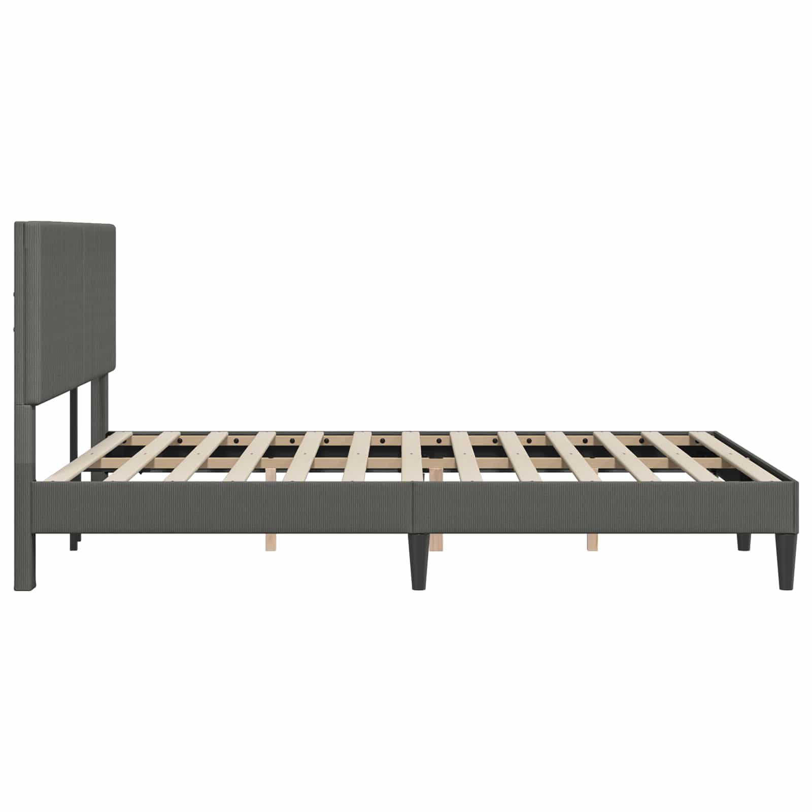Krevetna konstrukcija Tamnosiva 160 x 200 cm Kordura tekstil