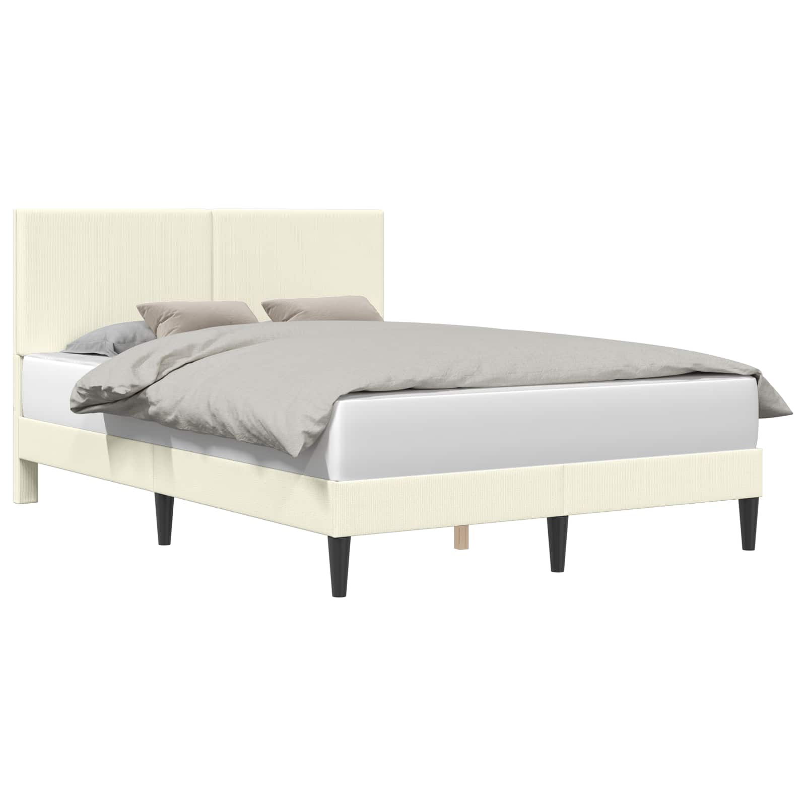 Krevetna konstrukcija Krem 160 x 200 cm Kordura tekstil