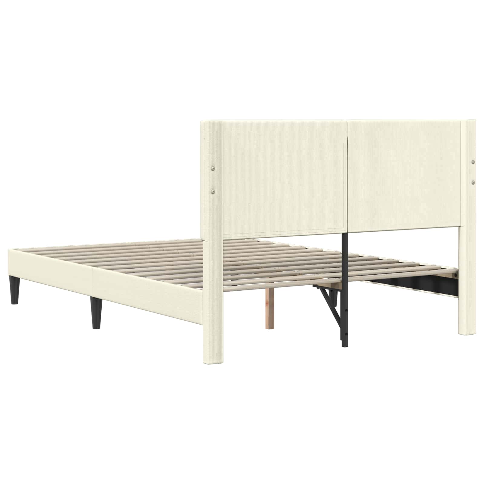 Krevetna konstrukcija Krem 160 x 200 cm Kordura tekstil
