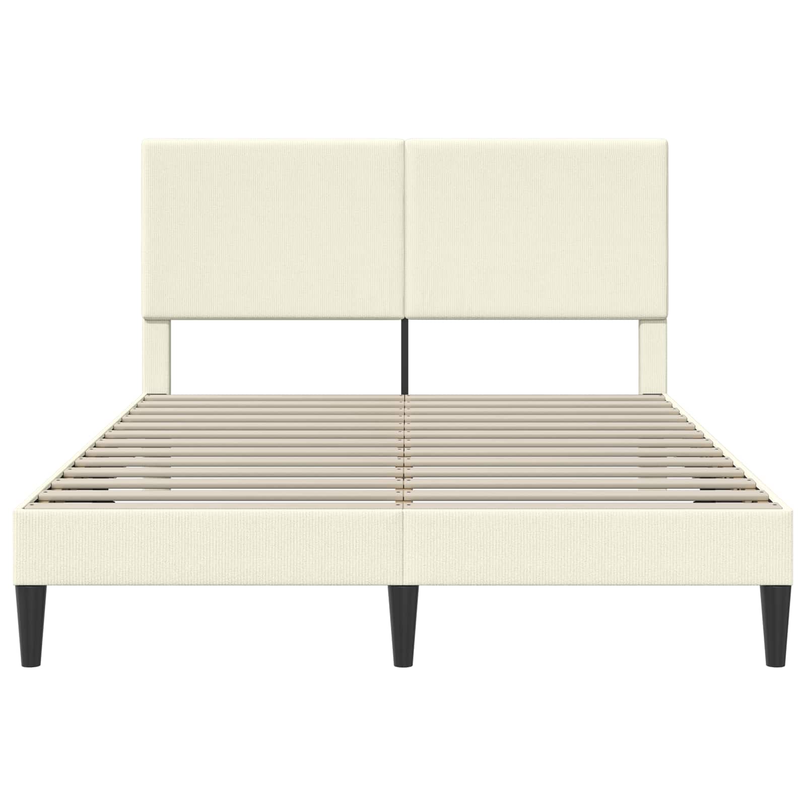 Krevetna konstrukcija Krem 160 x 200 cm Kordura tekstil