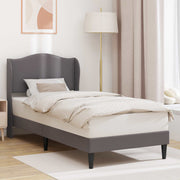 Krevetna konstrukcija Siva 80 x 200 cm Umjetna koža