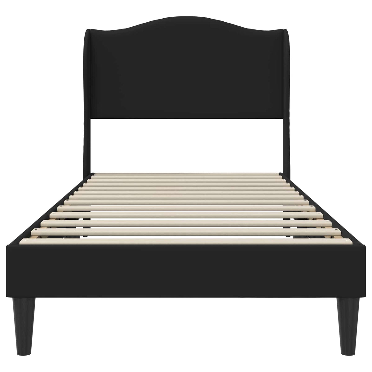 Krevetna konstrukcija Crna 90 x 200 cm Umjetna koža