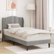 Krevetna konstrukcija Svjetlosiva 80 x 200 cm Baršun