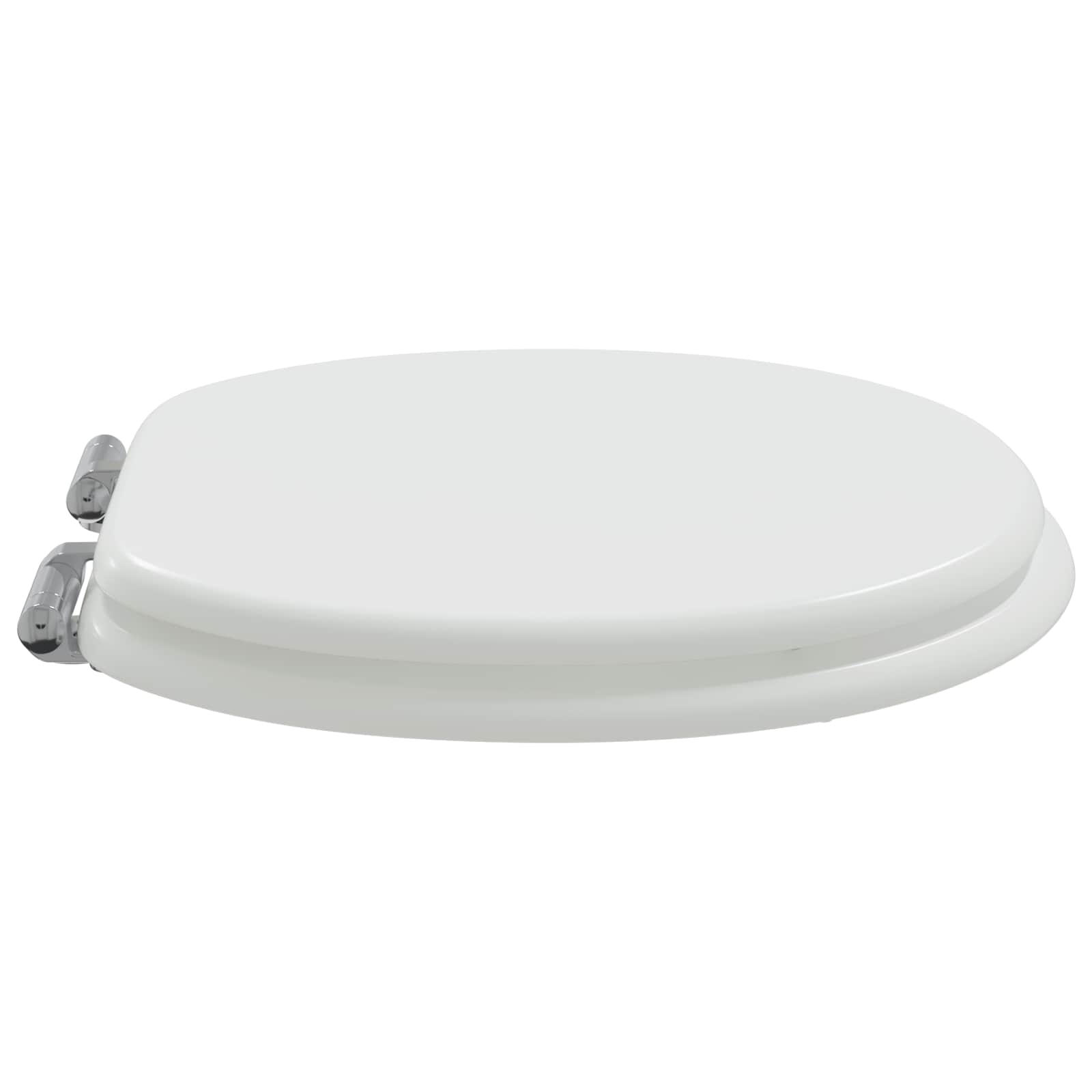 Toaletna sjedala s mekim zatvaranjem 2 pcs Bijeli 44 x 38 cm