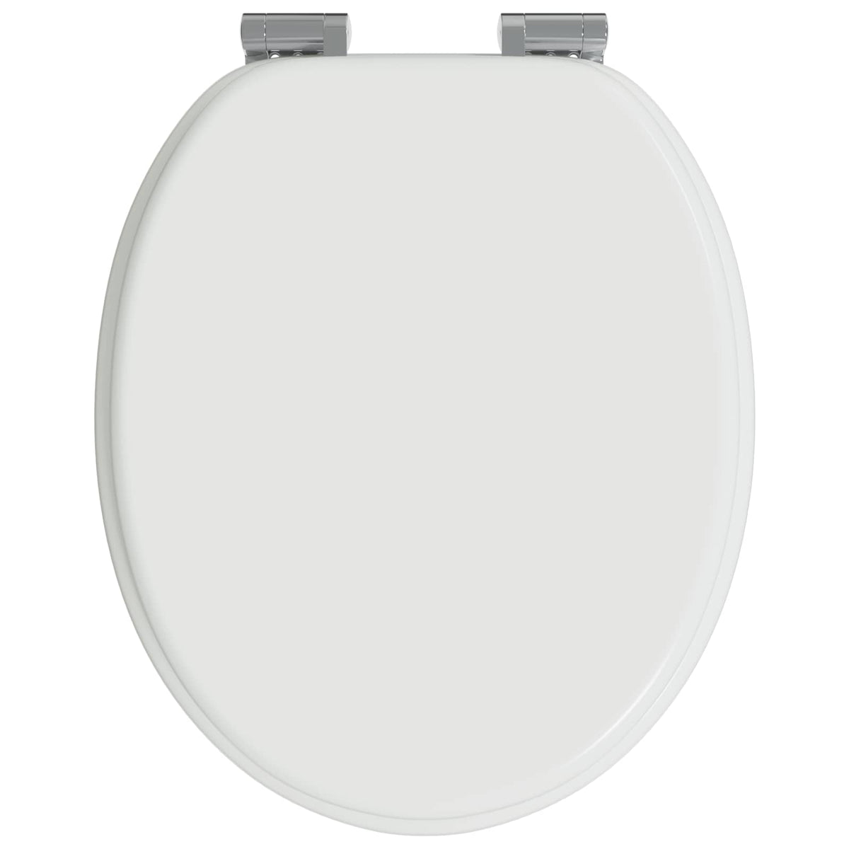 Toaletna sjedala s mekim zatvaranjem 2 pcs Bijeli 44 x 38 cm