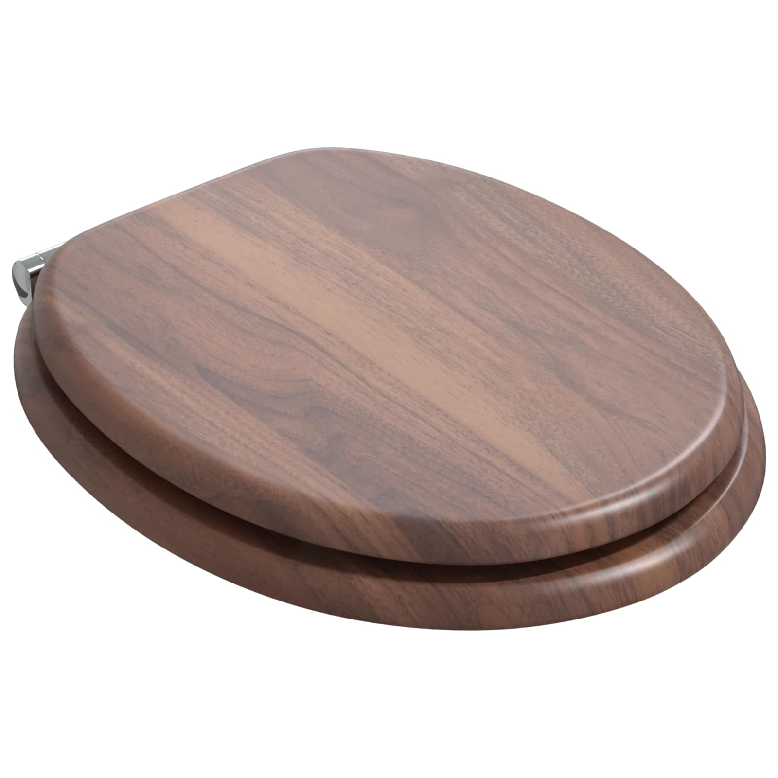 Toaletna sjedala s mekim zatvaranjem 2 pcs Smeđa 44 x 38 cm