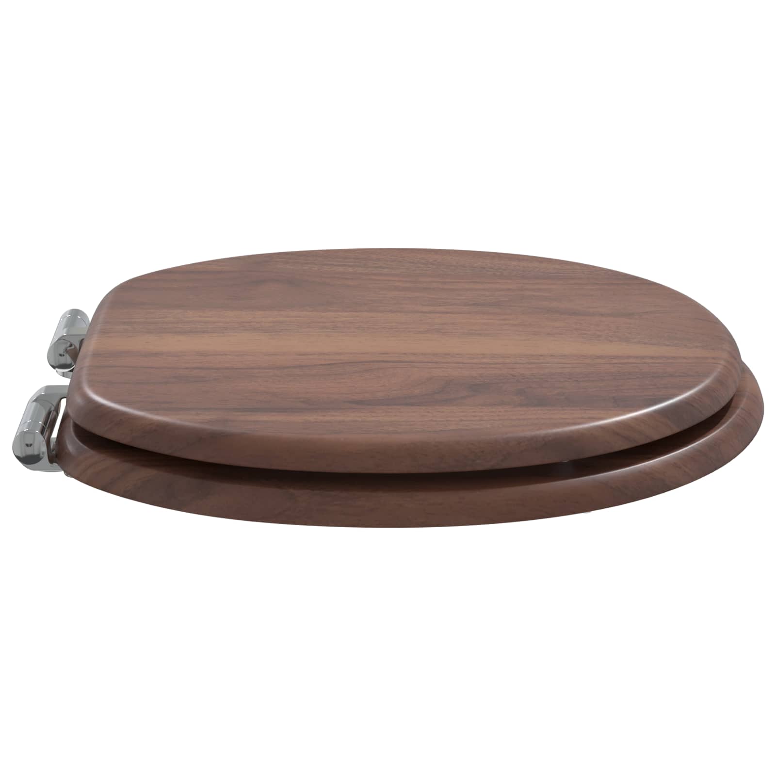 Toaletna sjedala s mekim zatvaranjem 2 pcs Smeđa 44 x 38 cm