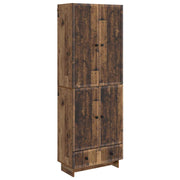 Set ormara 2 pcs Staro drvo 66 x 34,5 x 95 cm Konstruirano drvo