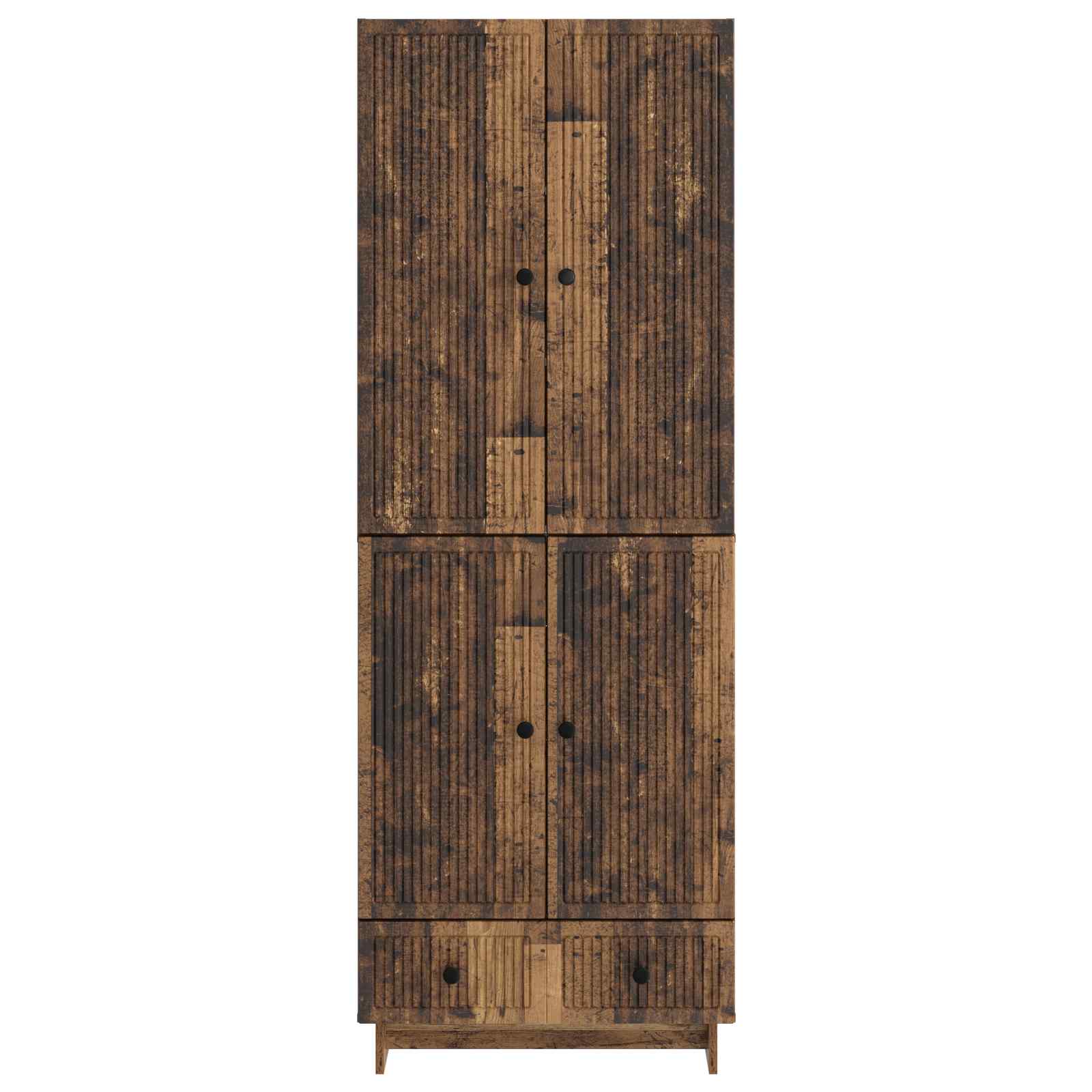 Set ormara 2 pcs Staro drvo 66 x 34,5 x 95 cm Konstruirano drvo