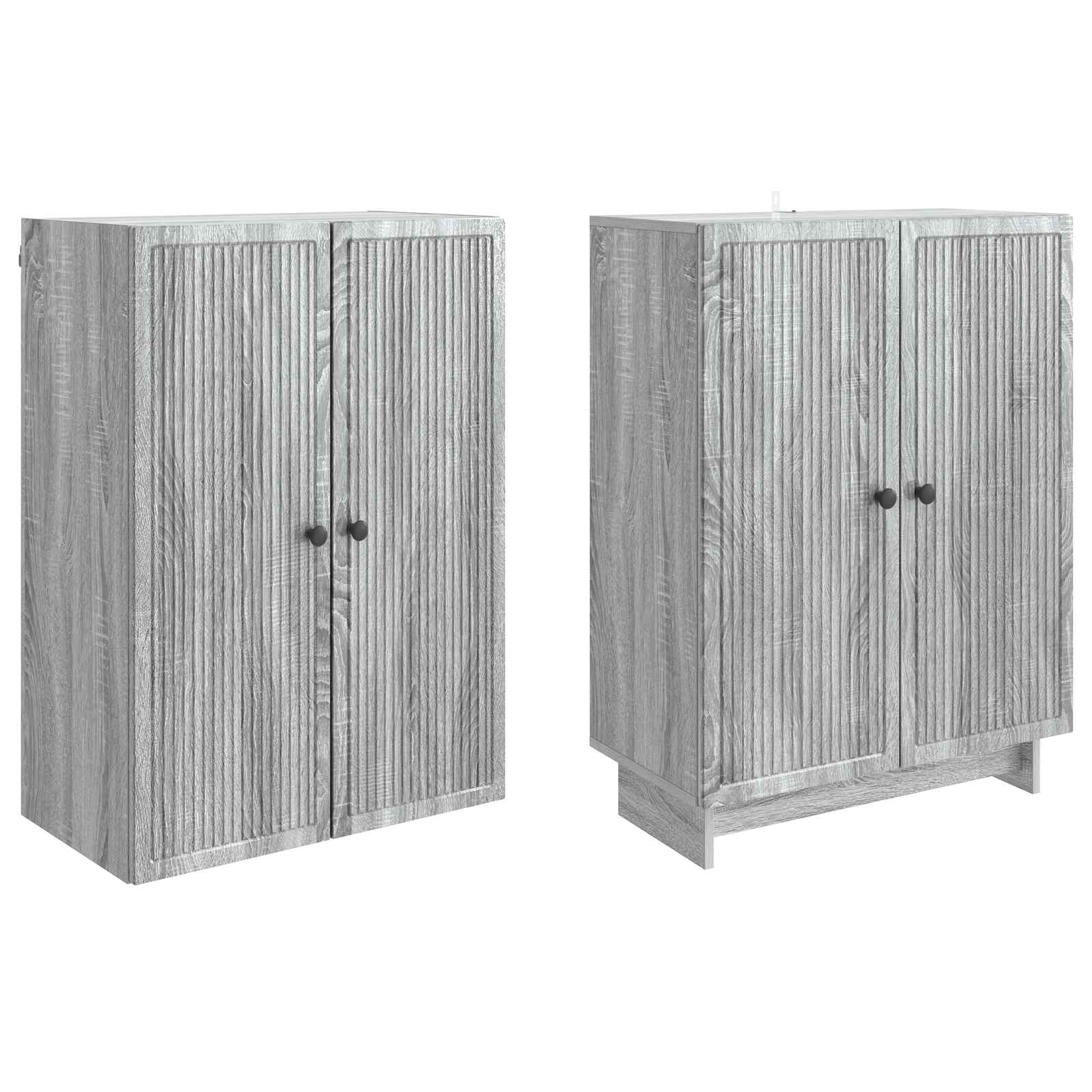 Set ormara 2 pcs Siva Sonoma 66 x 34,5 x 90 cm
