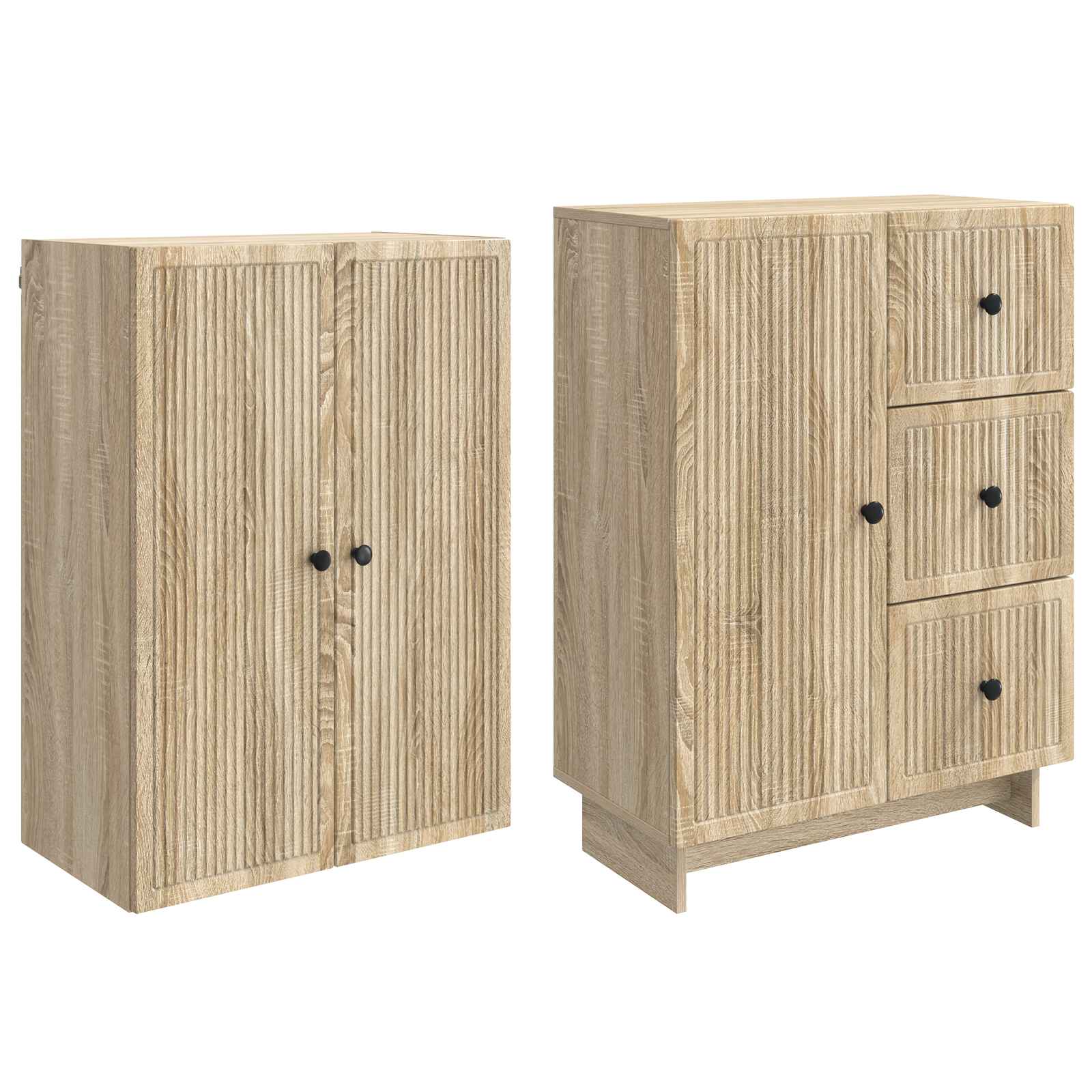 Set ormara 2 pcs 66 x 34,5 x 90 cm Konstruirano drvo