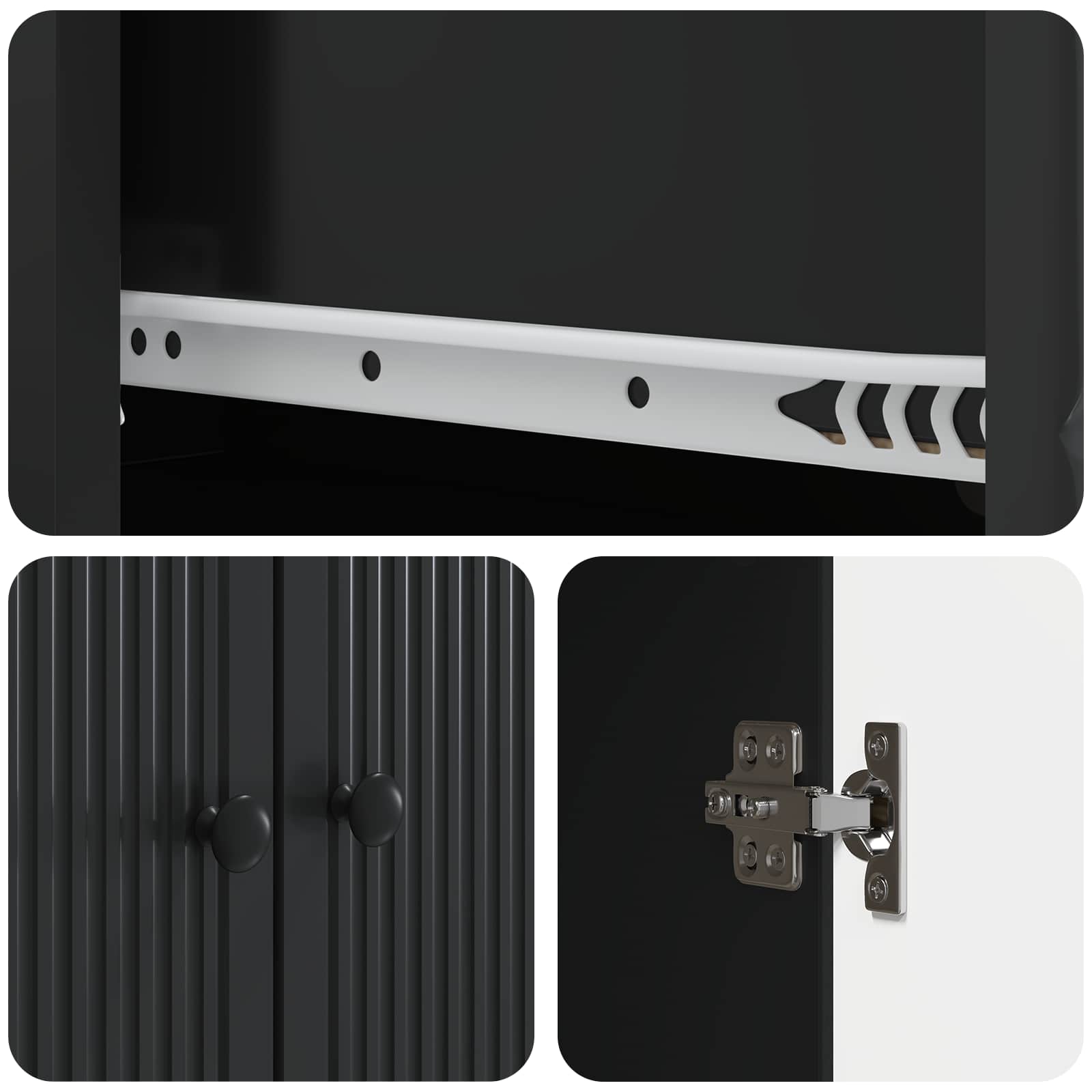 Set ormara 2 pcs 66 x 34,5 x 90 cm Konstruirano drvo