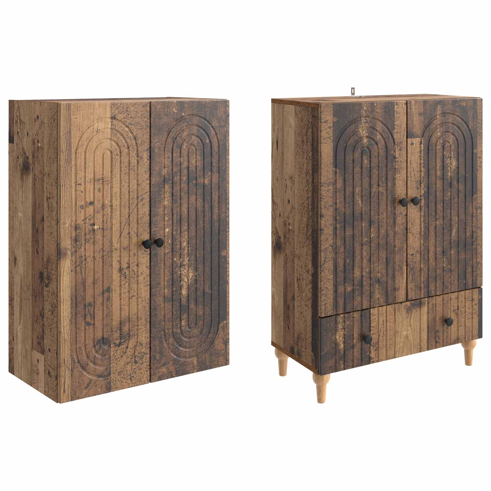 Set ormara 2 pcs 66 x 34,5 x 95 cm Konstruirano drvo
