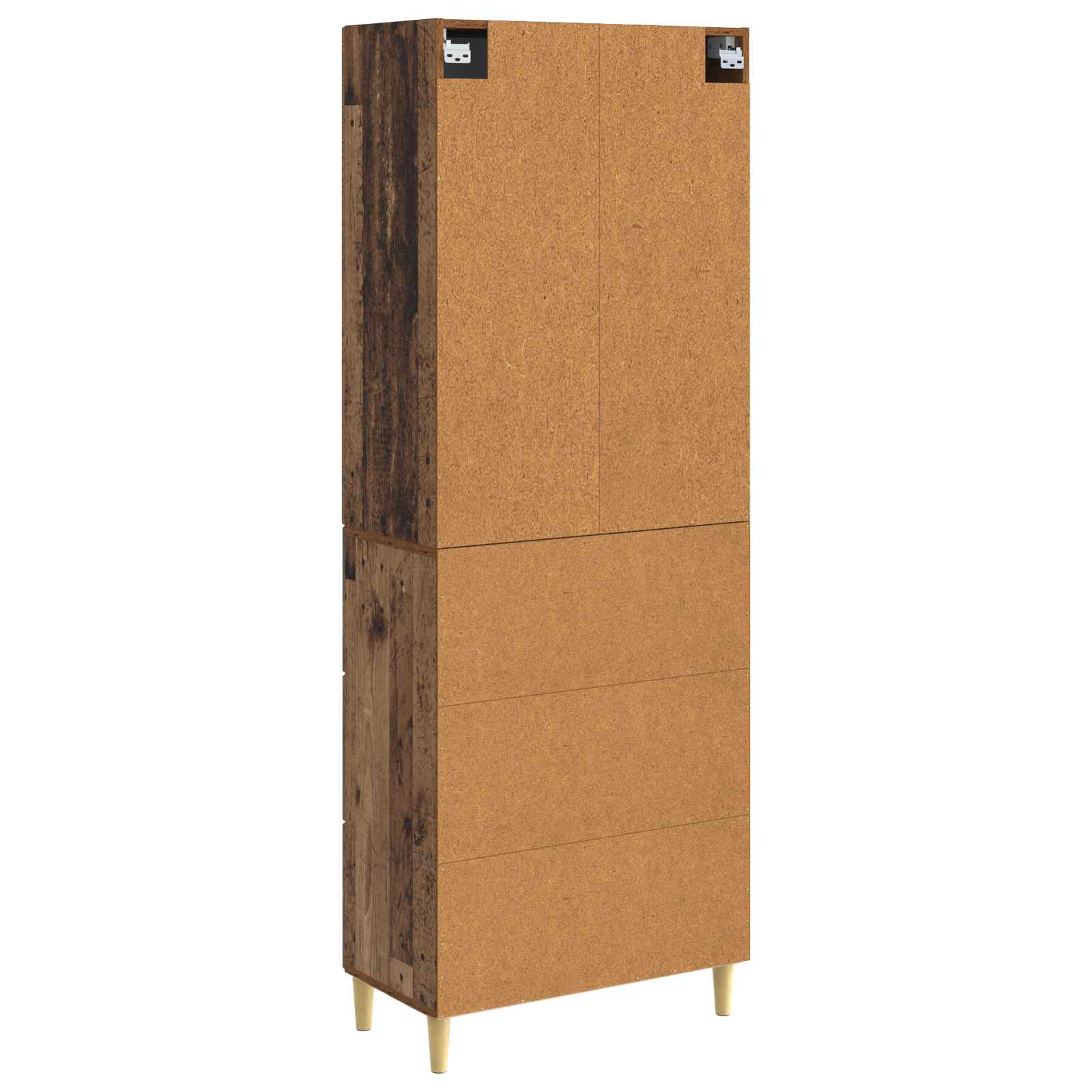 Set ormara 2 pcs Staro drvo 66 x 34,5 x 90 cm Konstruirano drvo