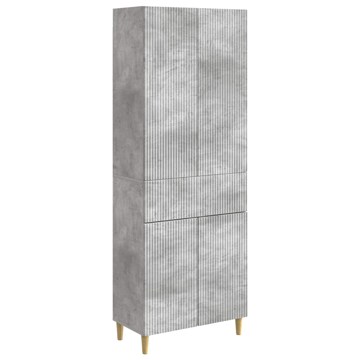 Set ormara 2 pcs Betonska siva 66 x 34,5 x 90 cm