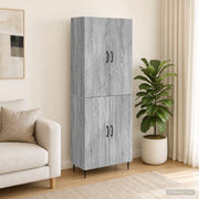 Set ormara 2 pcs Siva Sonoma 66 x 34,5 x 89,5 cm