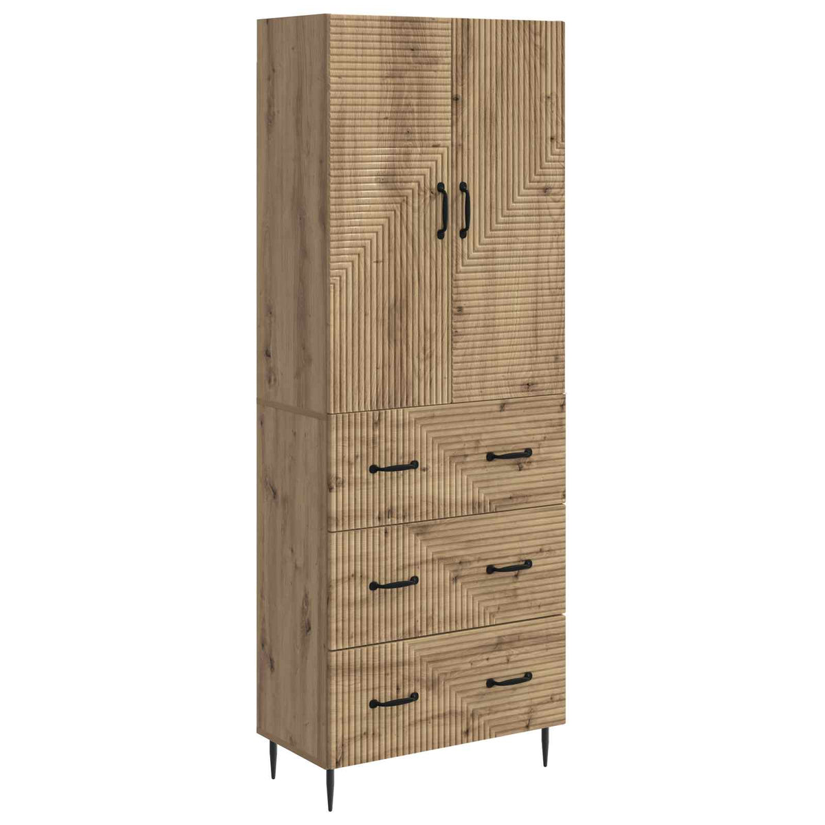 Set ormara 2 kom. 66 x 34,5 x 90 cm Konstruirano drvo