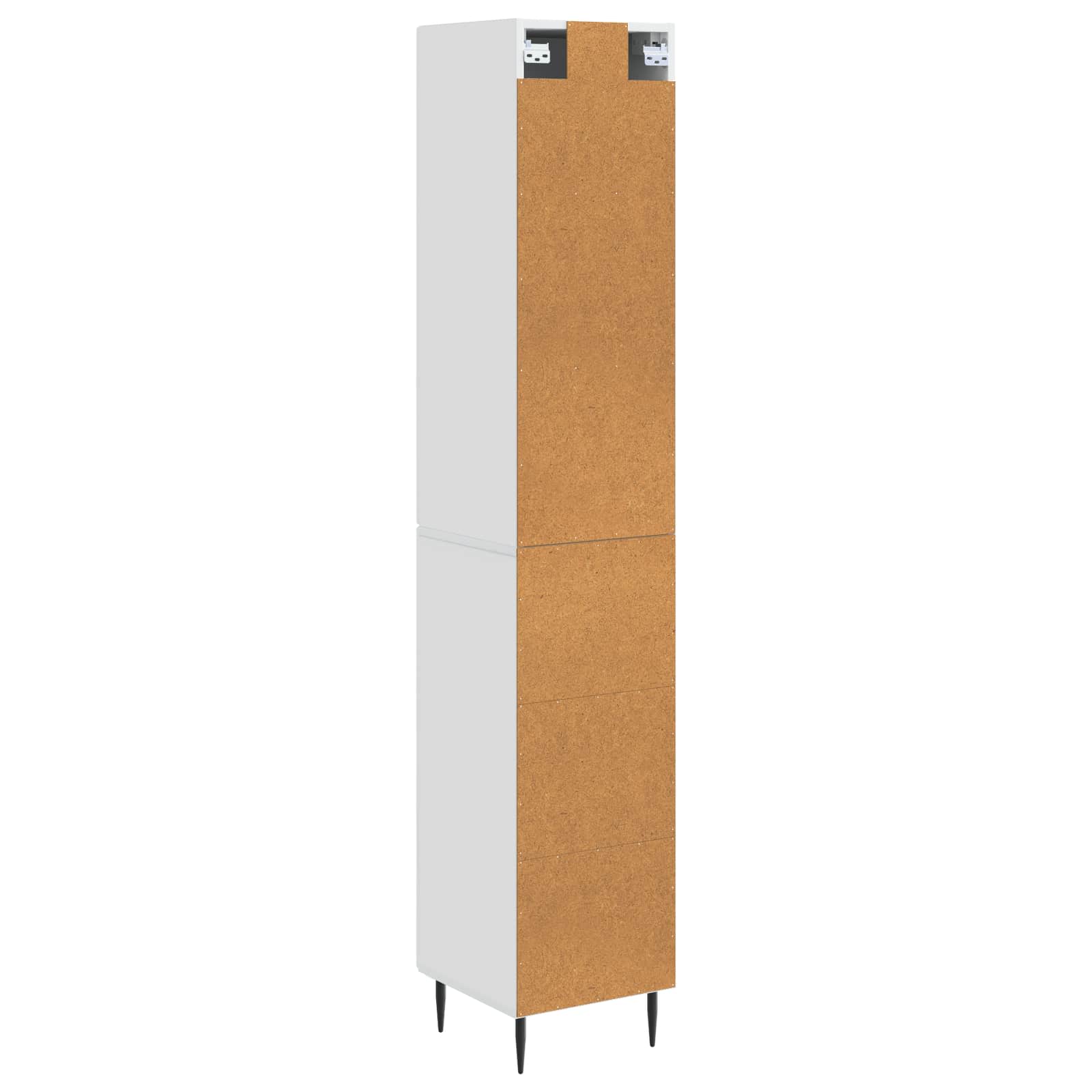 Set ormara 2 pcs Bijela visokog sjaja 33 x 34,5 x 90 cm