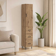 Set ormara 2 kom. 33 x 34,5 x 90 cm Konstruirano drvo